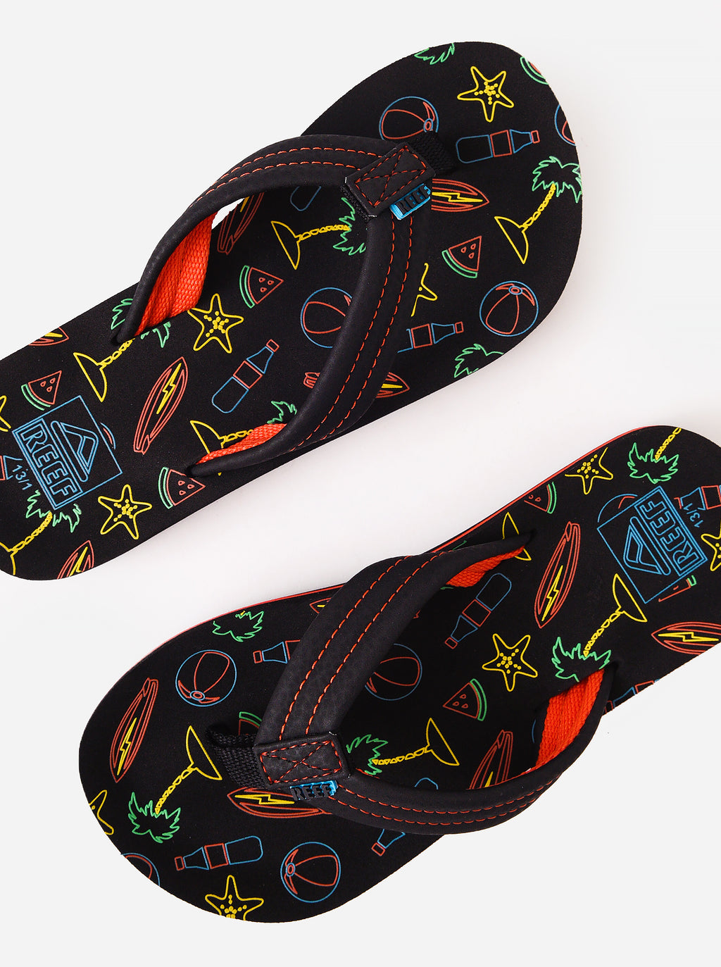Reef Kids' Ahi Glow Flip Flop - Saint Bernard