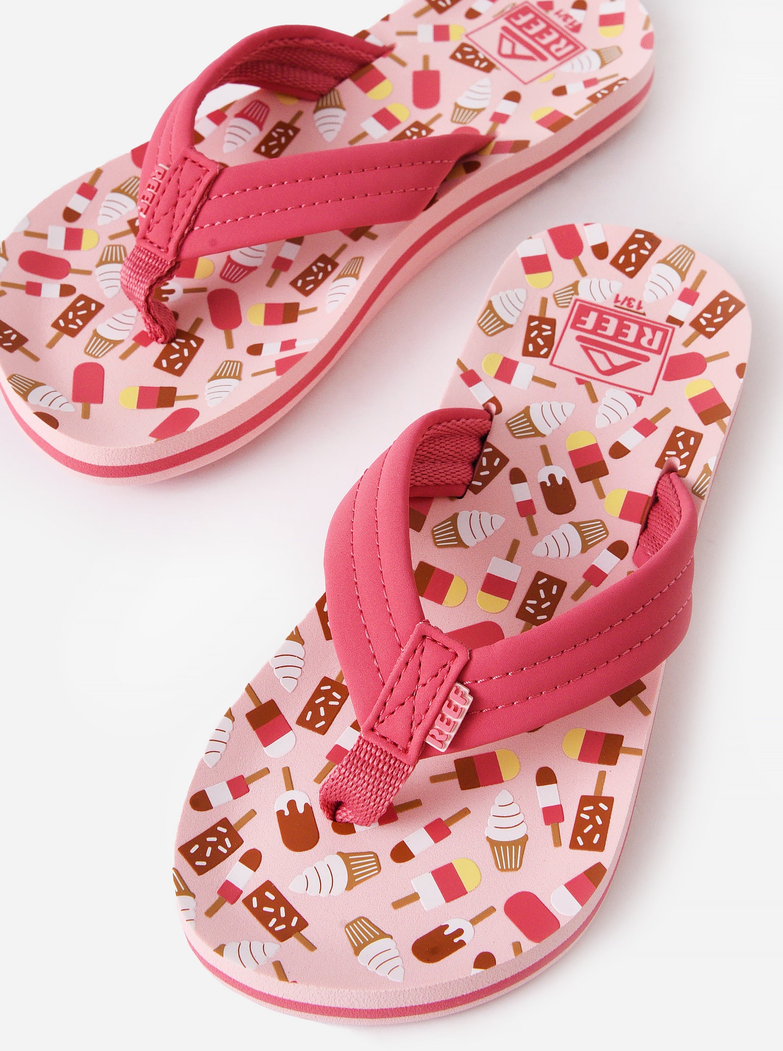 Reef Kids' Ahi Ice Cream Truck Flip Flop - Saint Bernard