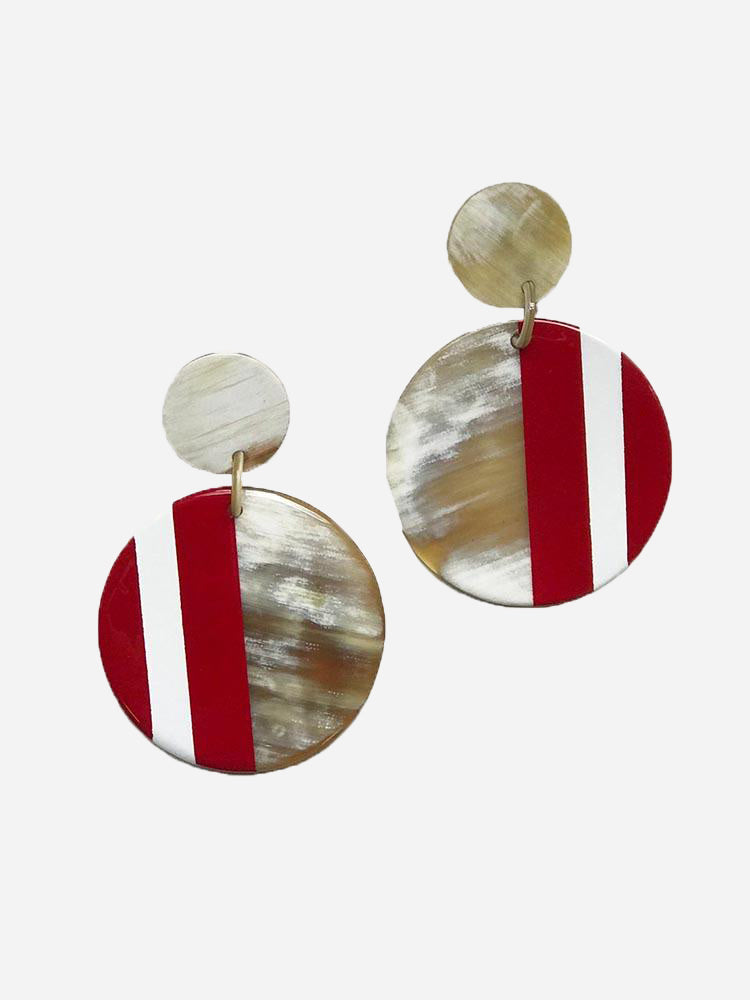 Sunshine Tienda Gameday Earrings - Saint Bernard