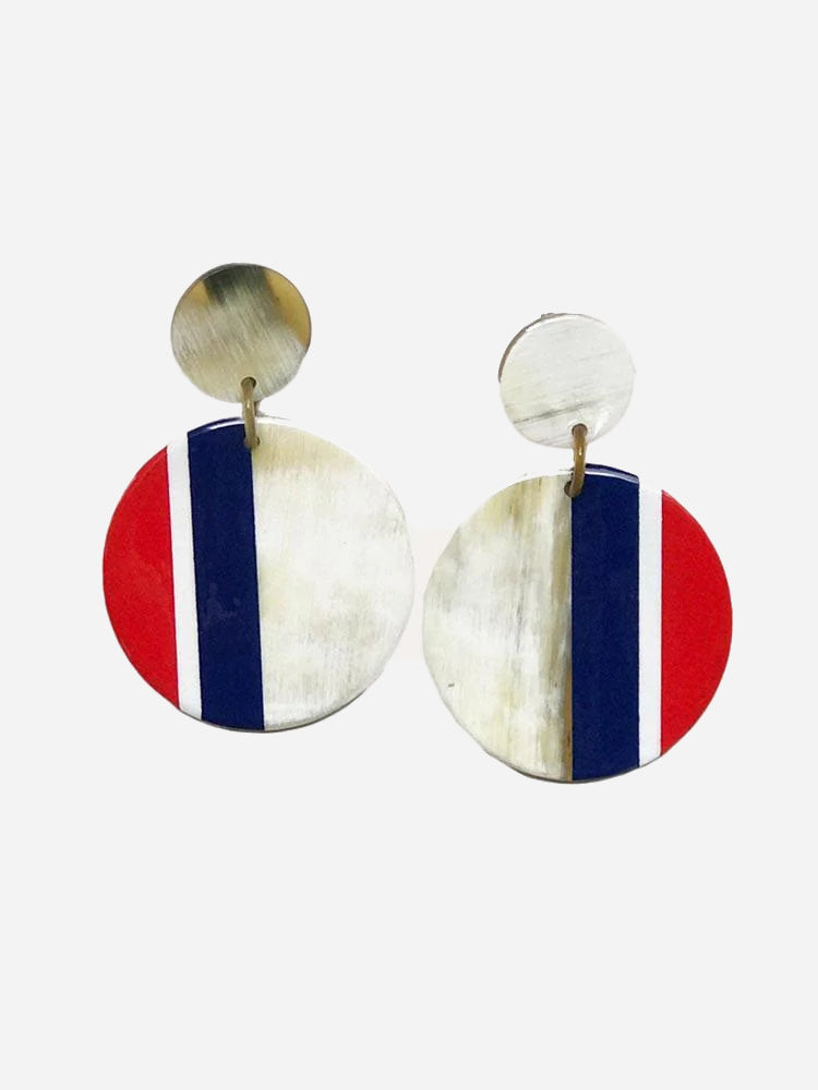 Sunshine Tienda Gameday Earrings - Saint Bernard