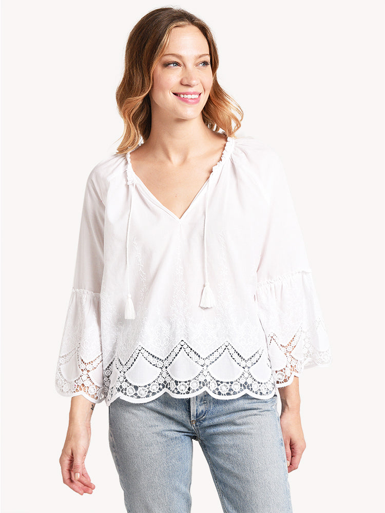 Cupcakes and Cashmere Maya Top - Saint Bernard