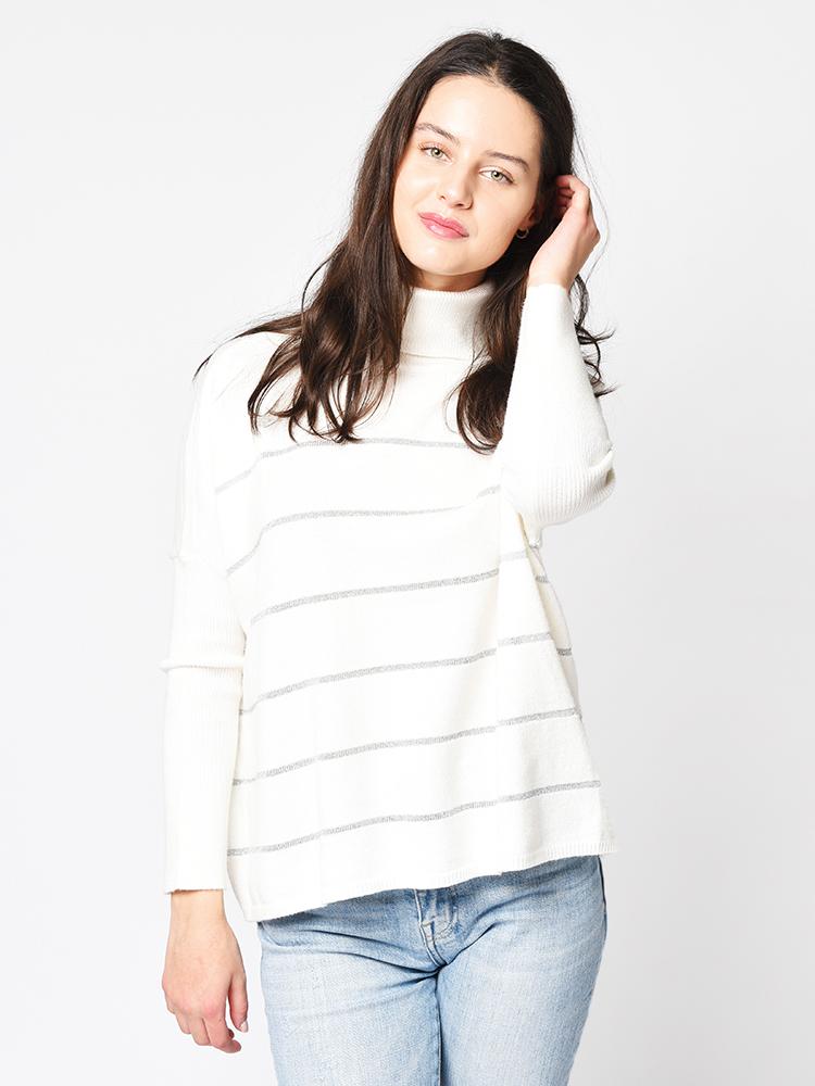Cupcakes and Cashmere Sydney Turtleneck Sweater - Saint Bernard