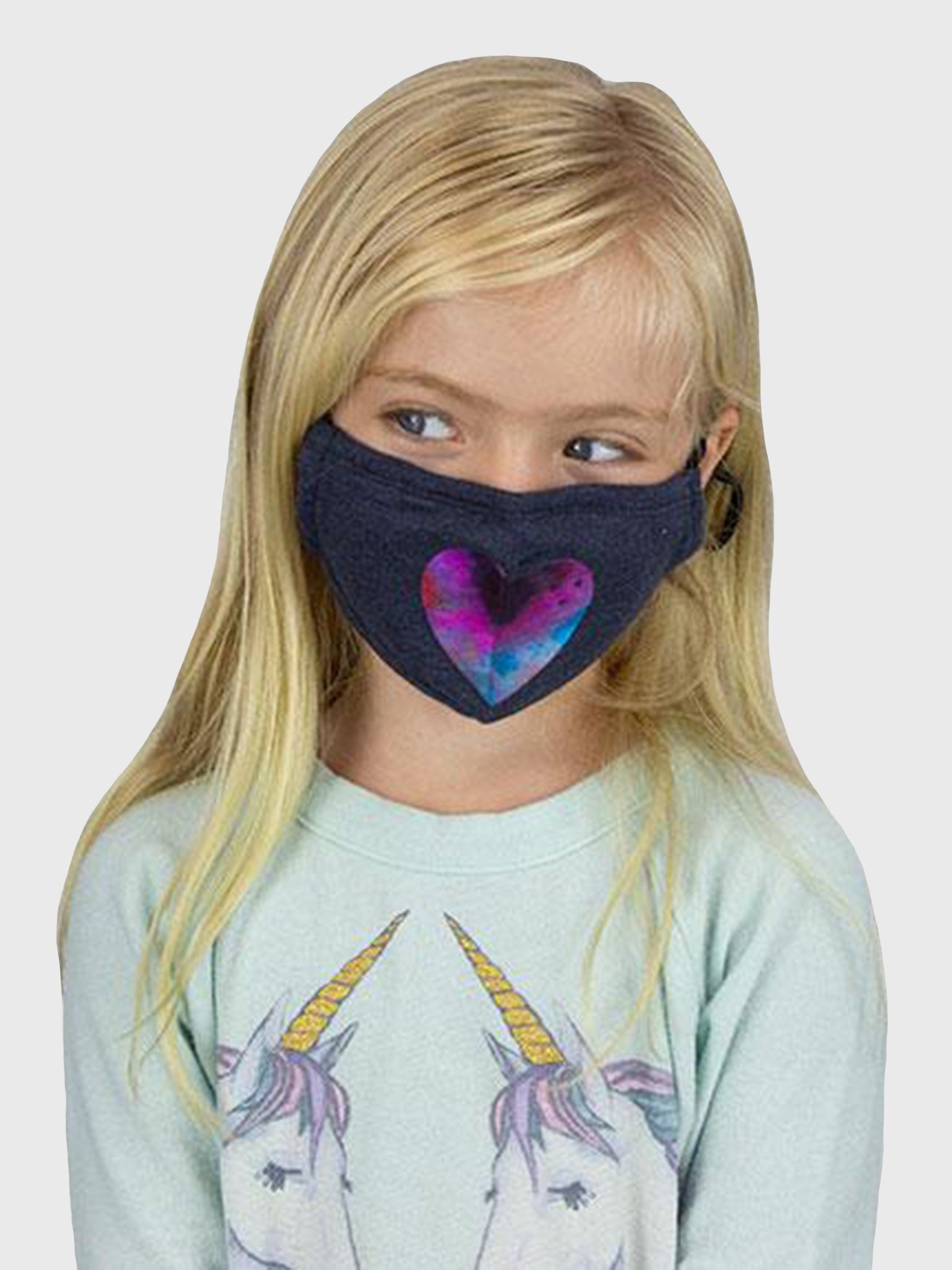 Chaser Kids' Glitter Heart Mask - Saint Bernard
