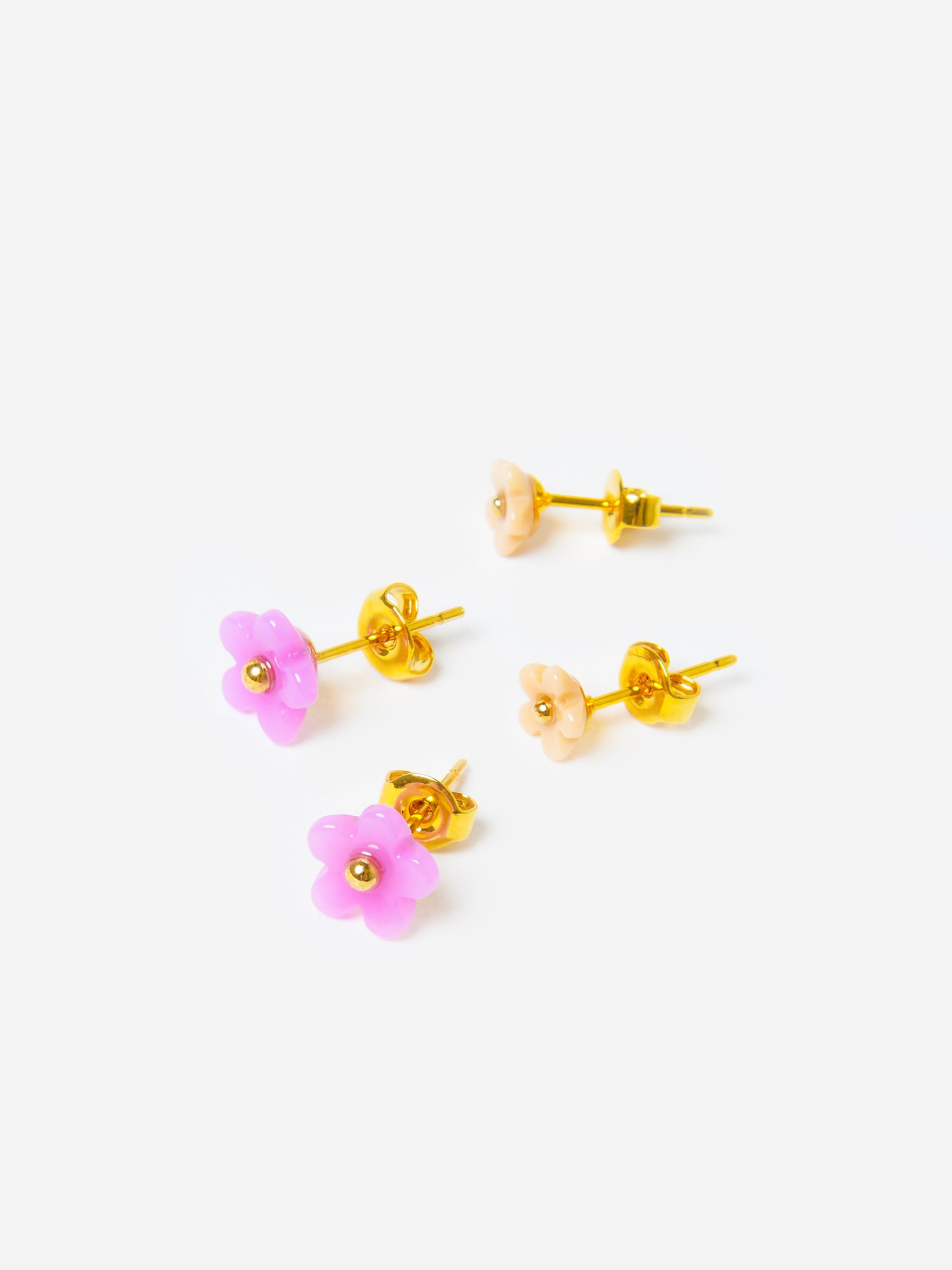 TAI Flower Stud Earrings Set - Saint Bernard