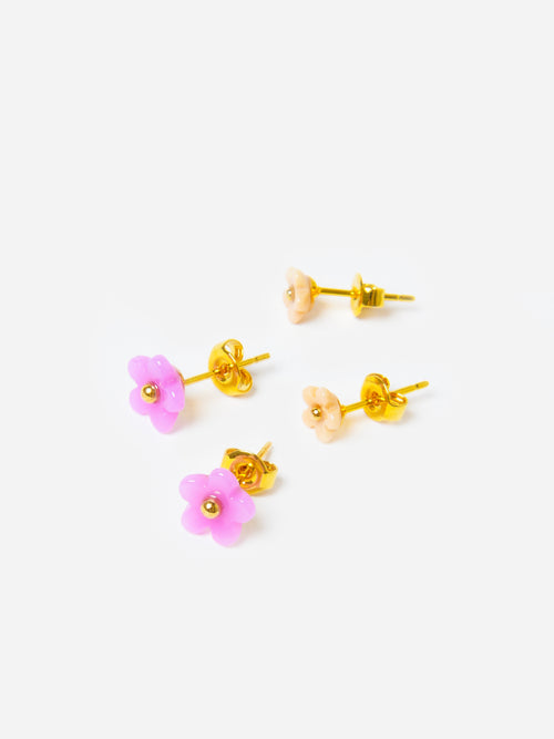 TAI Flower Stud Earrings Set