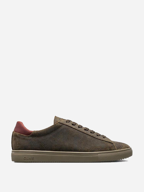 CLAE Bradley Hiking Green Waxed Suede
