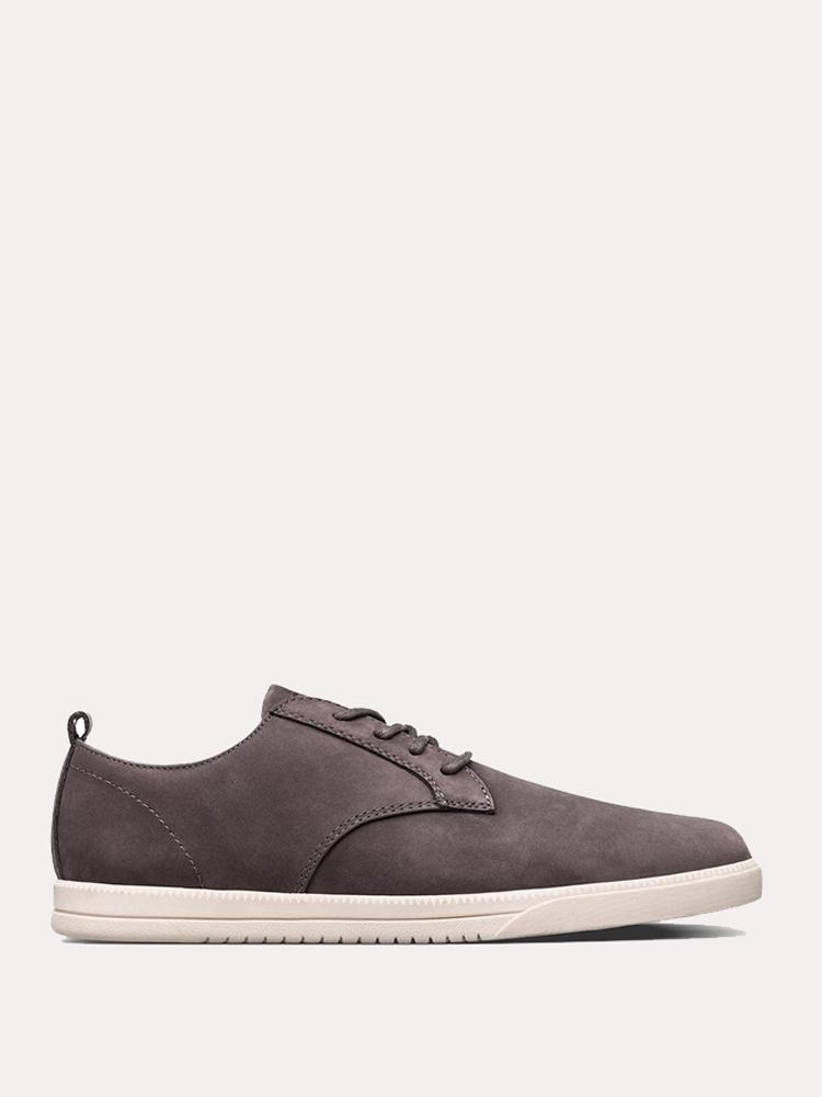 CLAE Ellington Leather Dark Charcoal Nubuck Sneakers - Saint Bernard