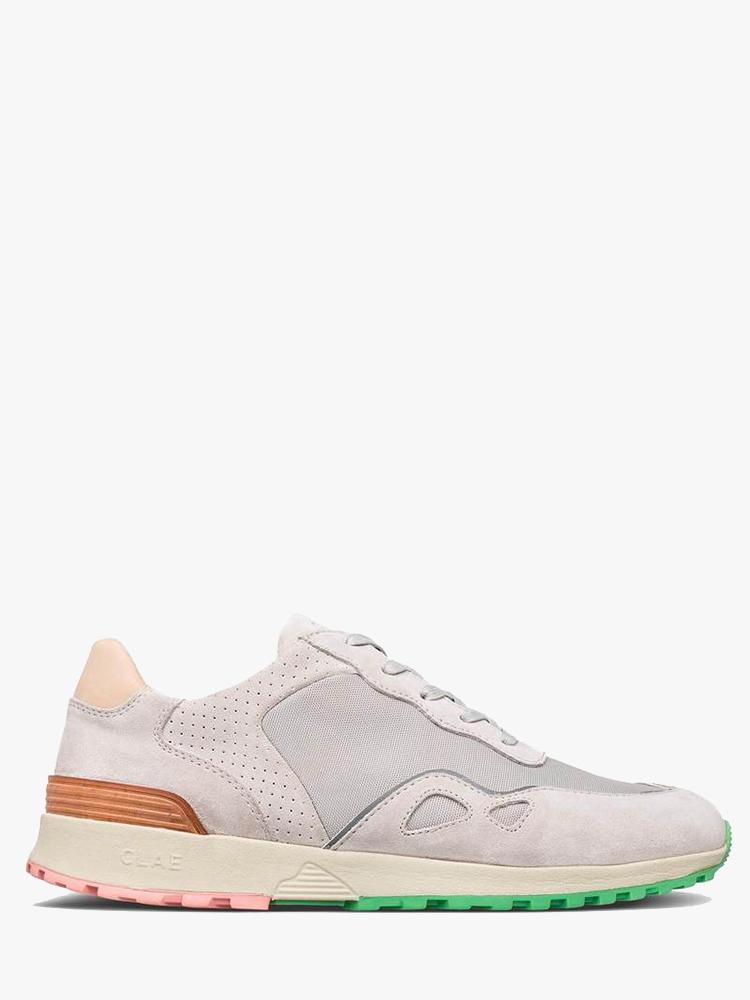 CLAE Hayden Microgrey Suede Sneakers - Saint Bernard