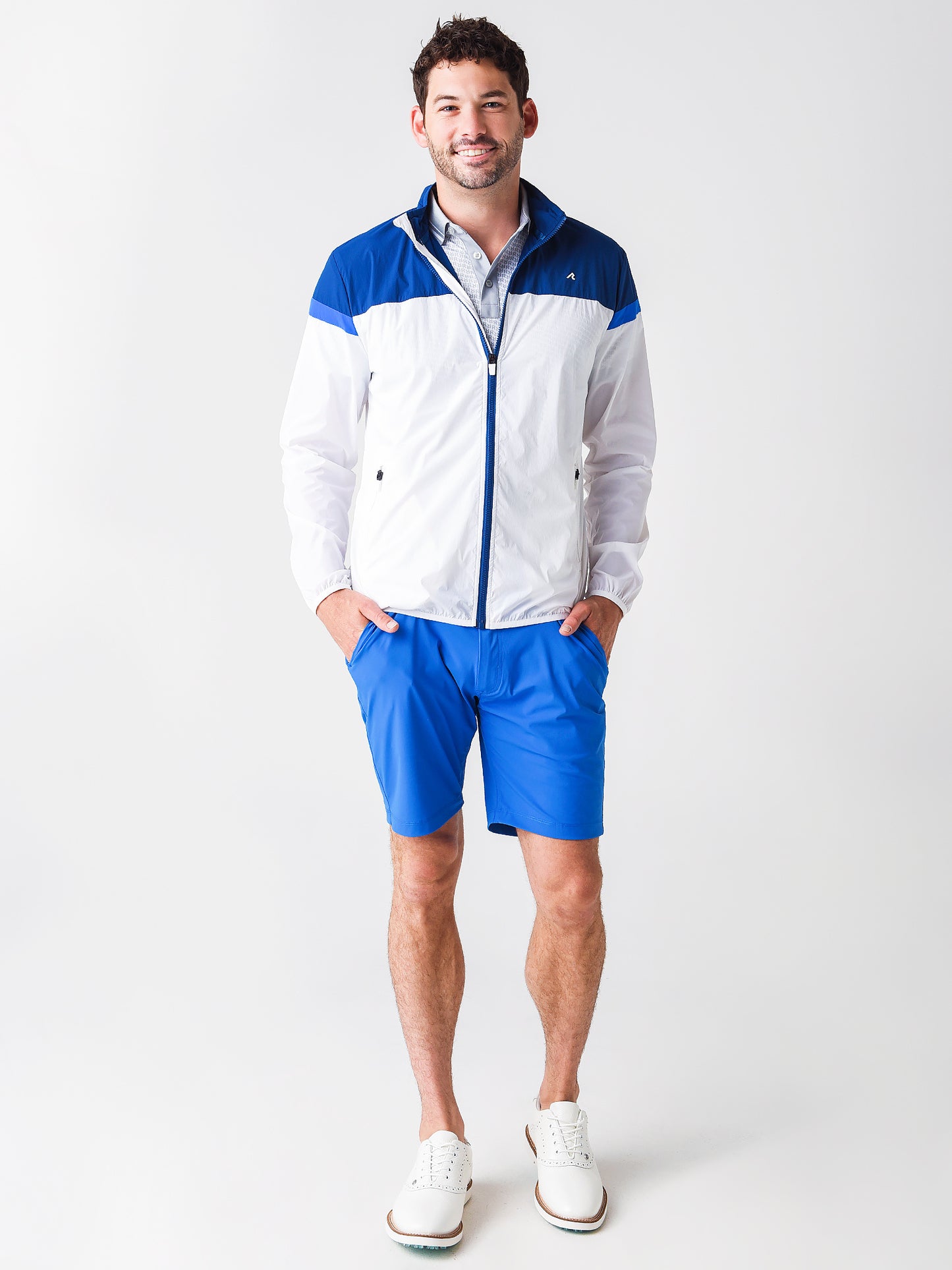 CLARION WINDBREAKERxWHITEESTATEBLUEVICTORIABLUE-alt1