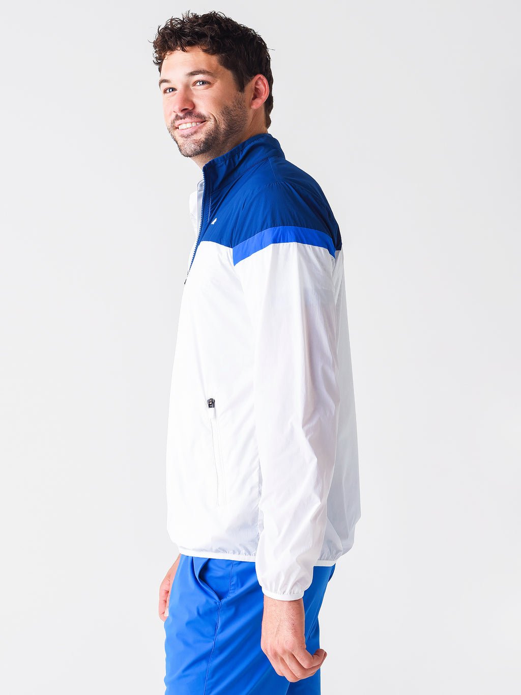 CLARION WINDBREAKERxWHITEESTATEBLUEVICTORIABLUE-alt2