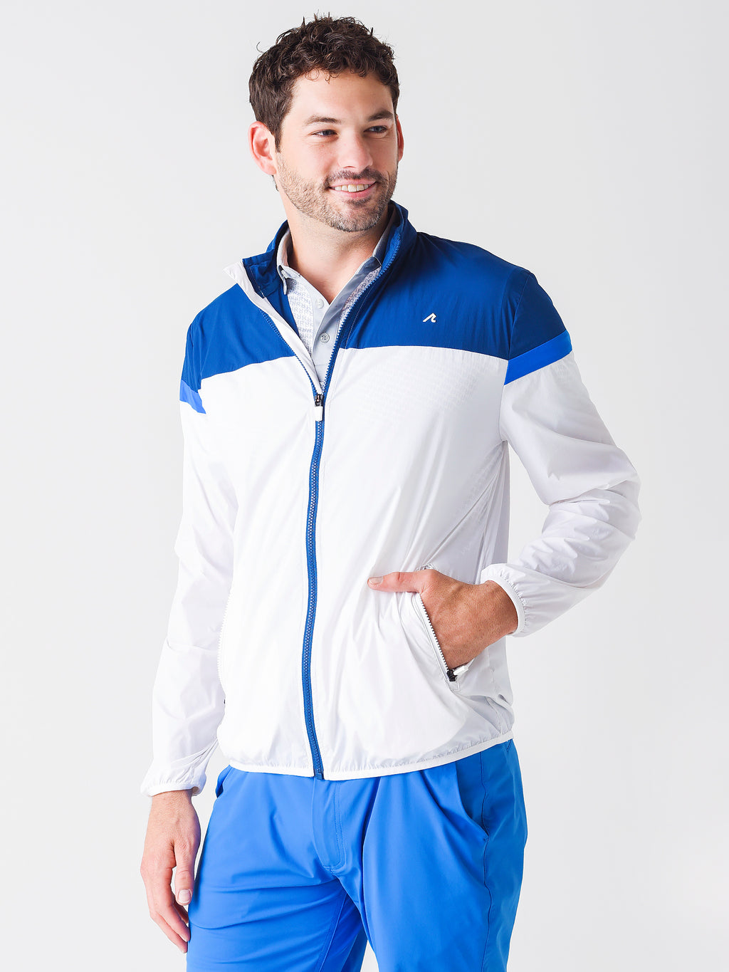 REDVANLY Men's Clarion Windbreaker - Saint Bernard