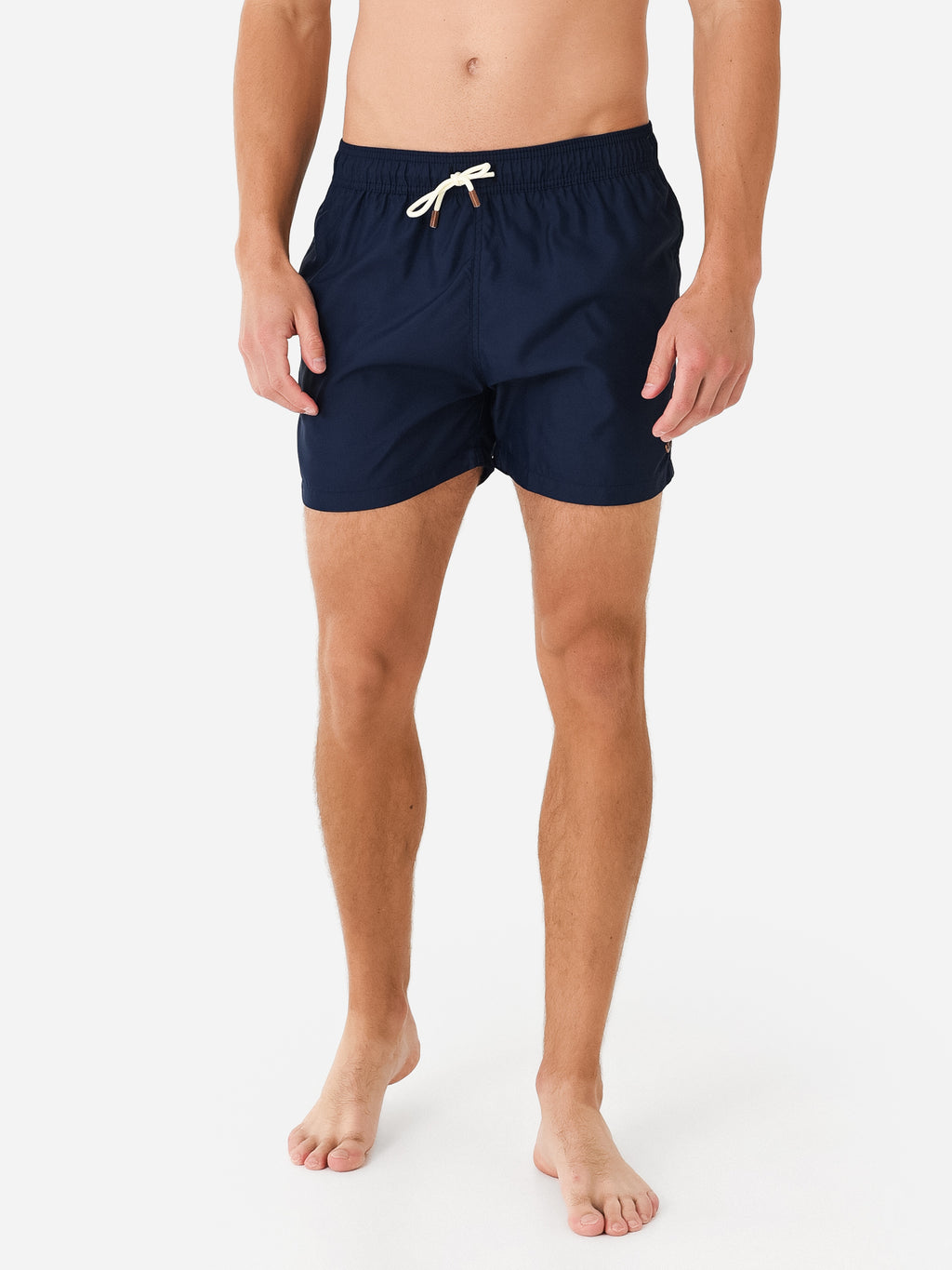 Retromarine Men's Classic Navy Swim Trunk - Saint Bernard