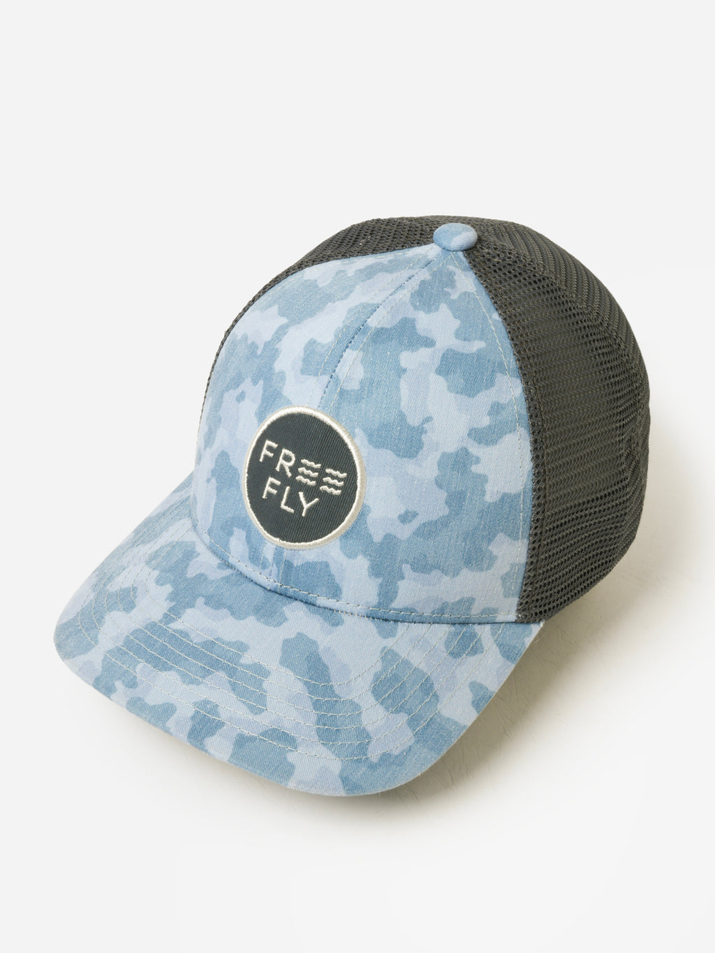 Free Fly Men's Camo Trucker Hat - Saint Bernard