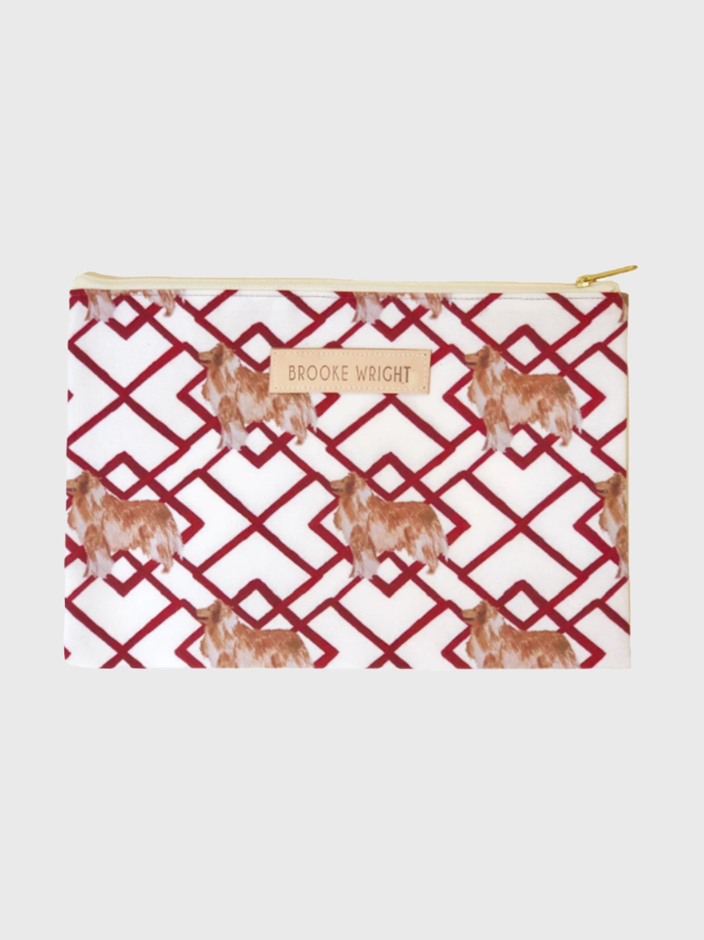 Brooke Wright Designs Collegiate Clutch - Saint Bernard