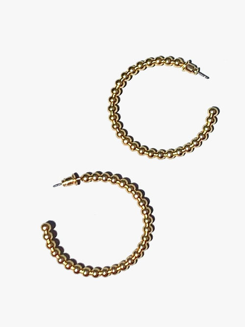 Casa Clara Cove Gold Hoop Earring