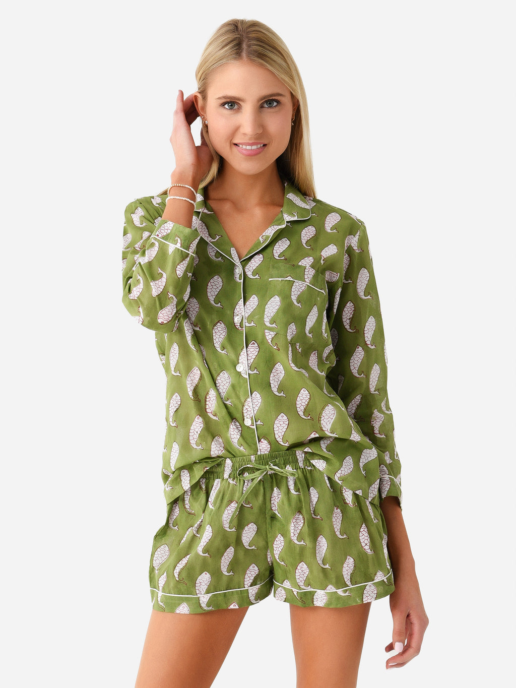 Sur La Vague Women's Coy Pajama Set - Saint Bernard