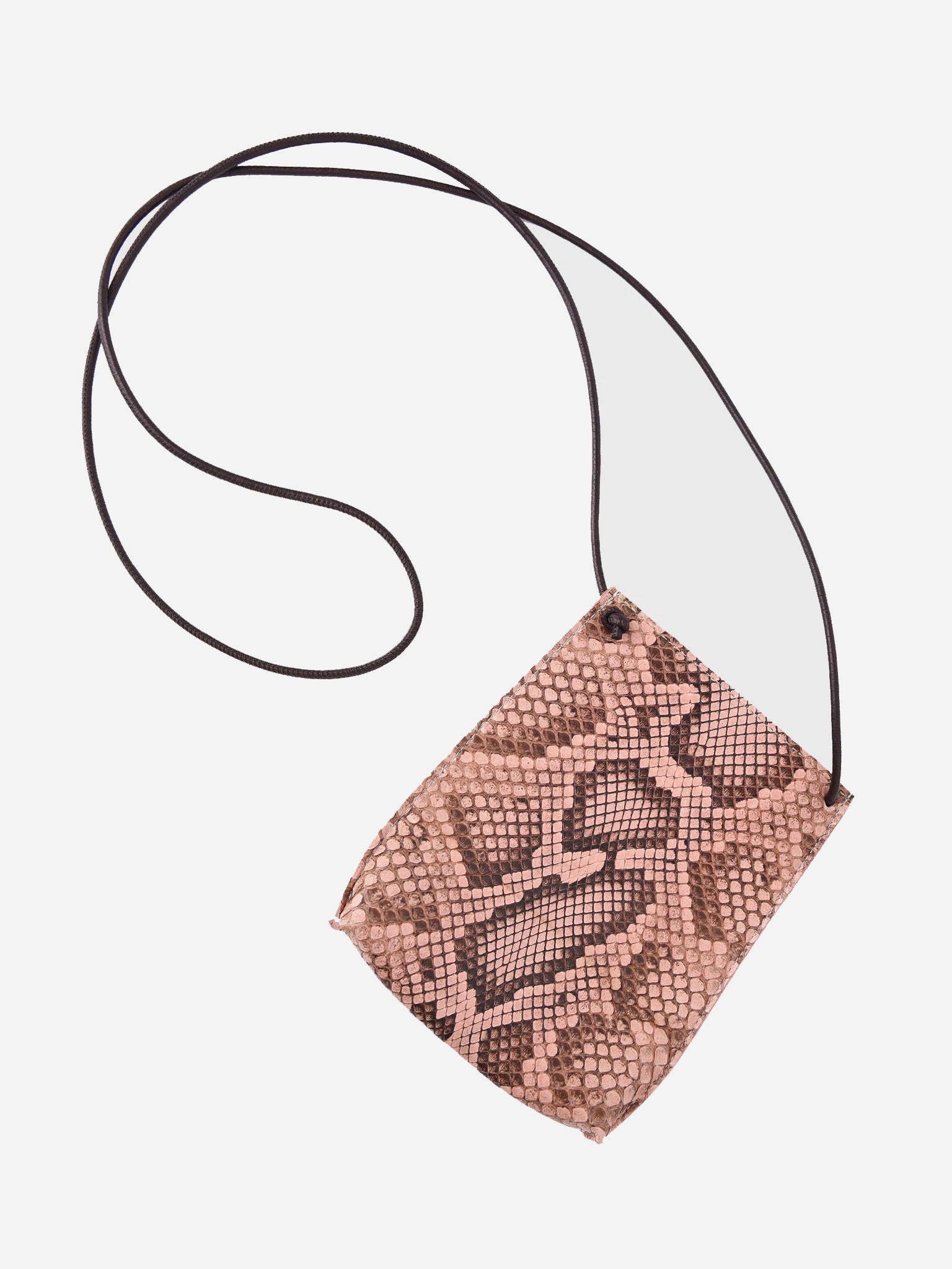 B-MAY Blush Python Cell Pouch Crossbody Bag - Saint Bernard