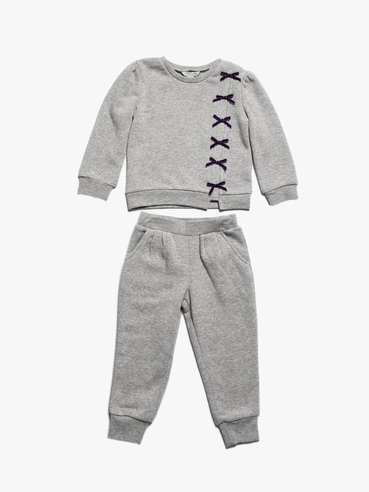 Habitual Bella Fleece Sweatshirt Set - Saint Bernard