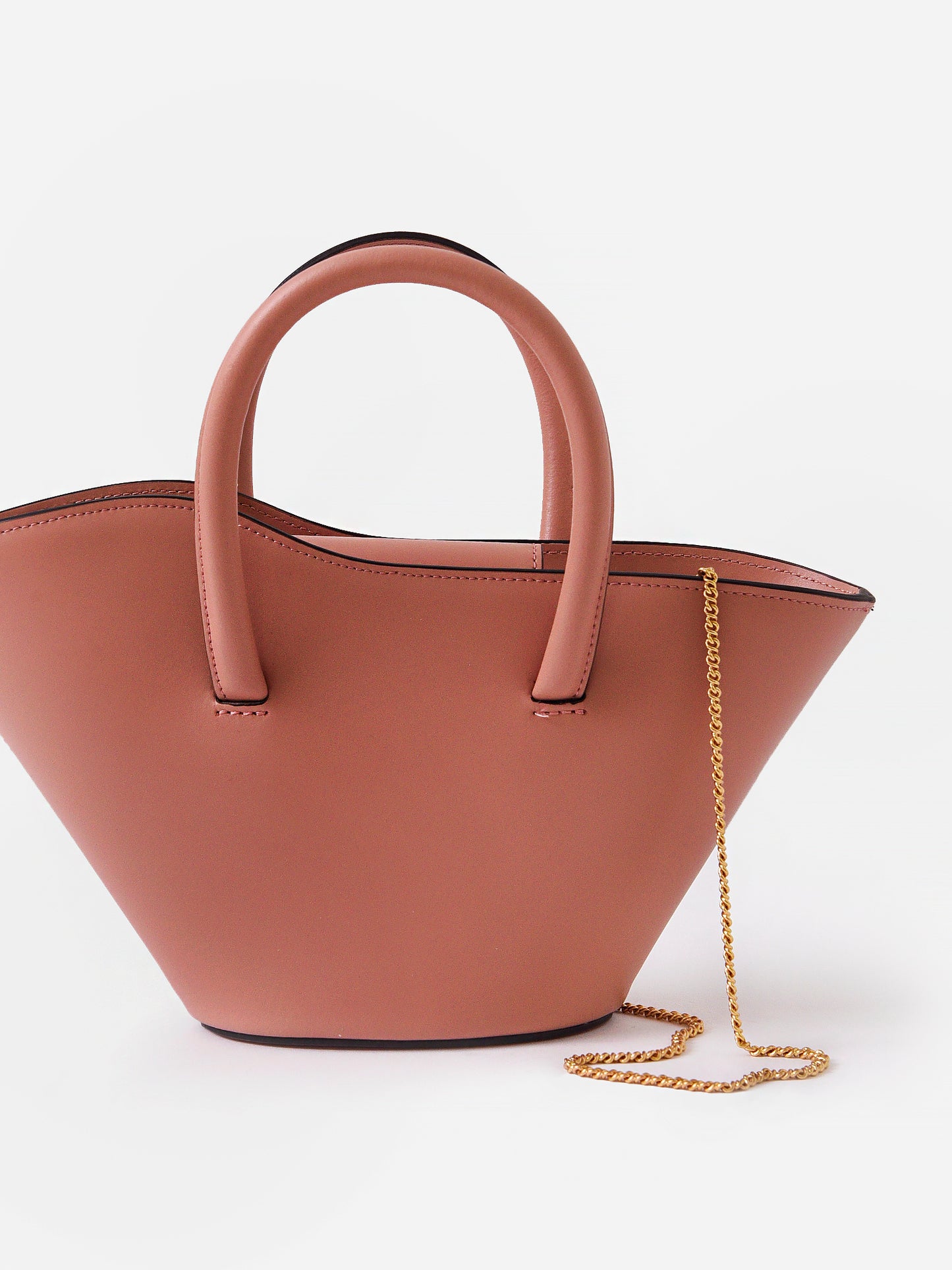 Little Liffner Women's Micro Chained Open Tulip Tote - Saint Bernard