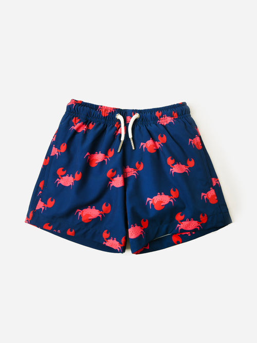 Bermies Boys' Crabies Swim Trunk