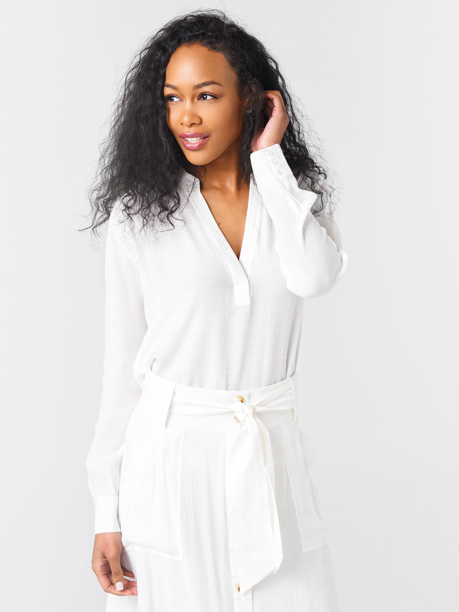 Brochu Walker Women's The Anglia Popover Blouse - Saint Bernard
