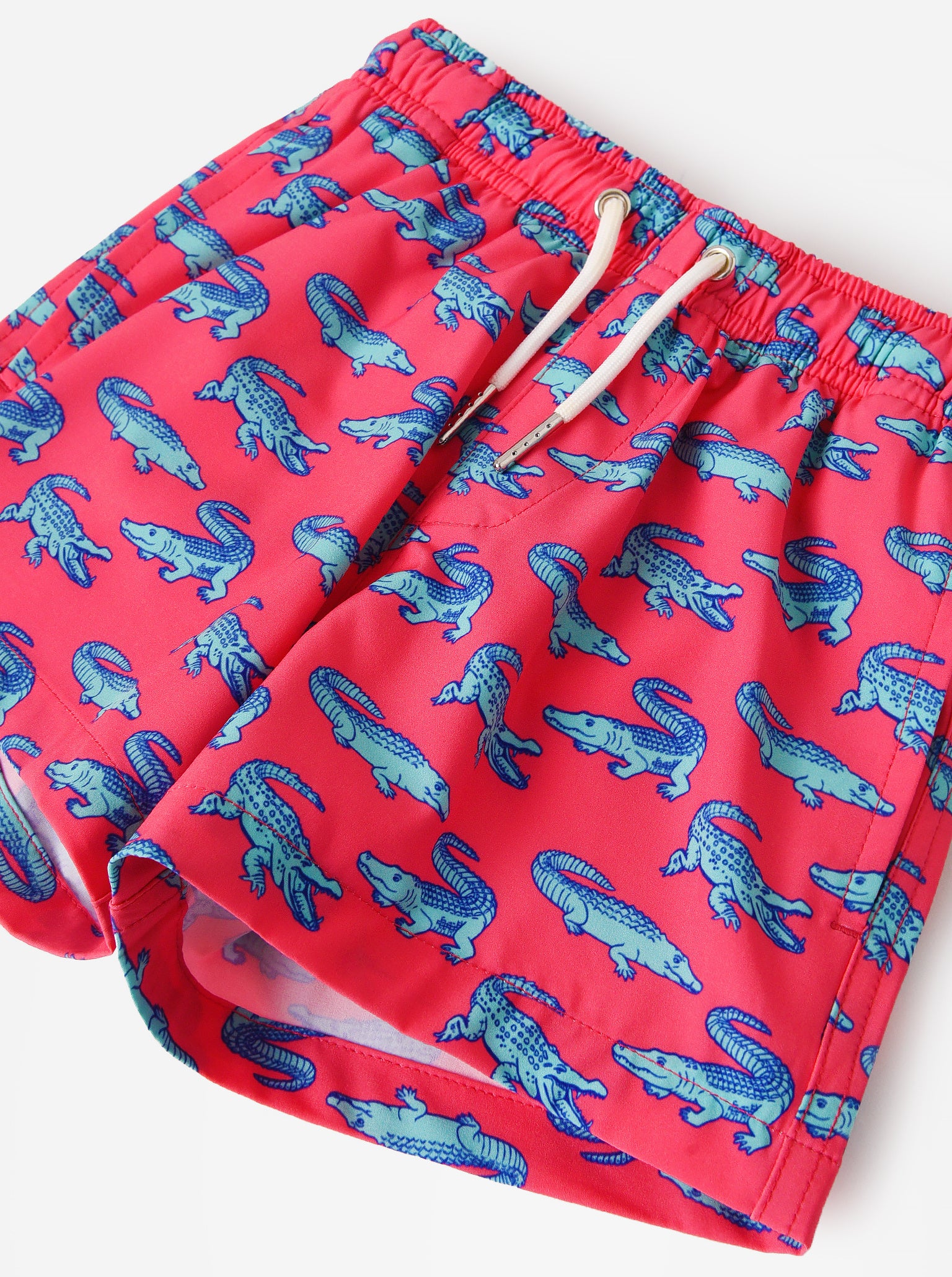 Bermies Boys' Crocodile Swim Trunk - Saint Bernard