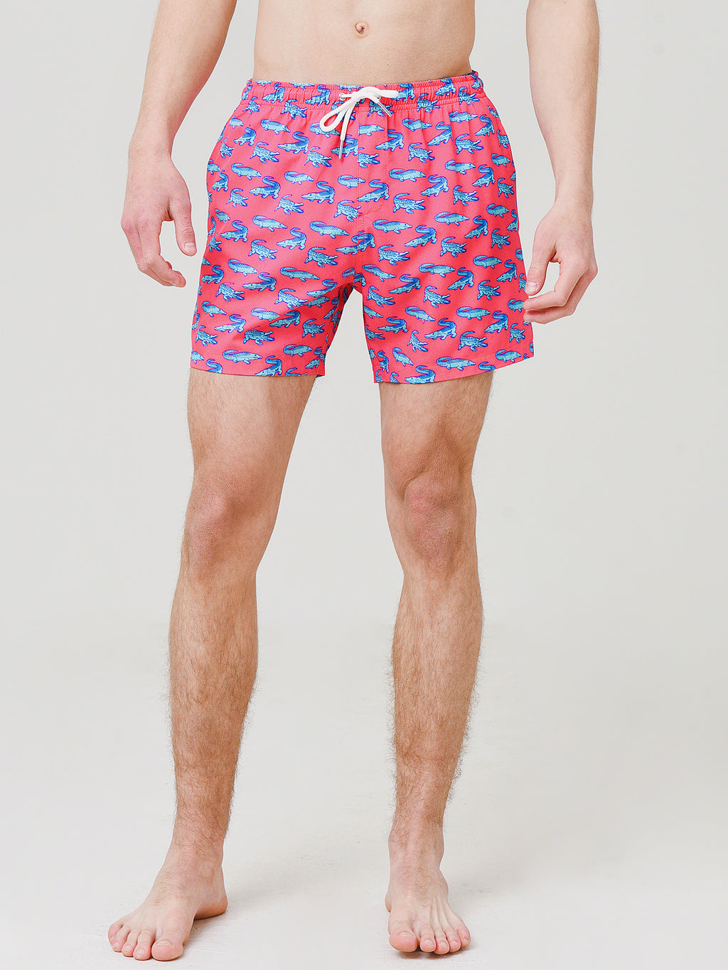 Bermies Men's Crocodile Swim Trunk - Saint Bernard