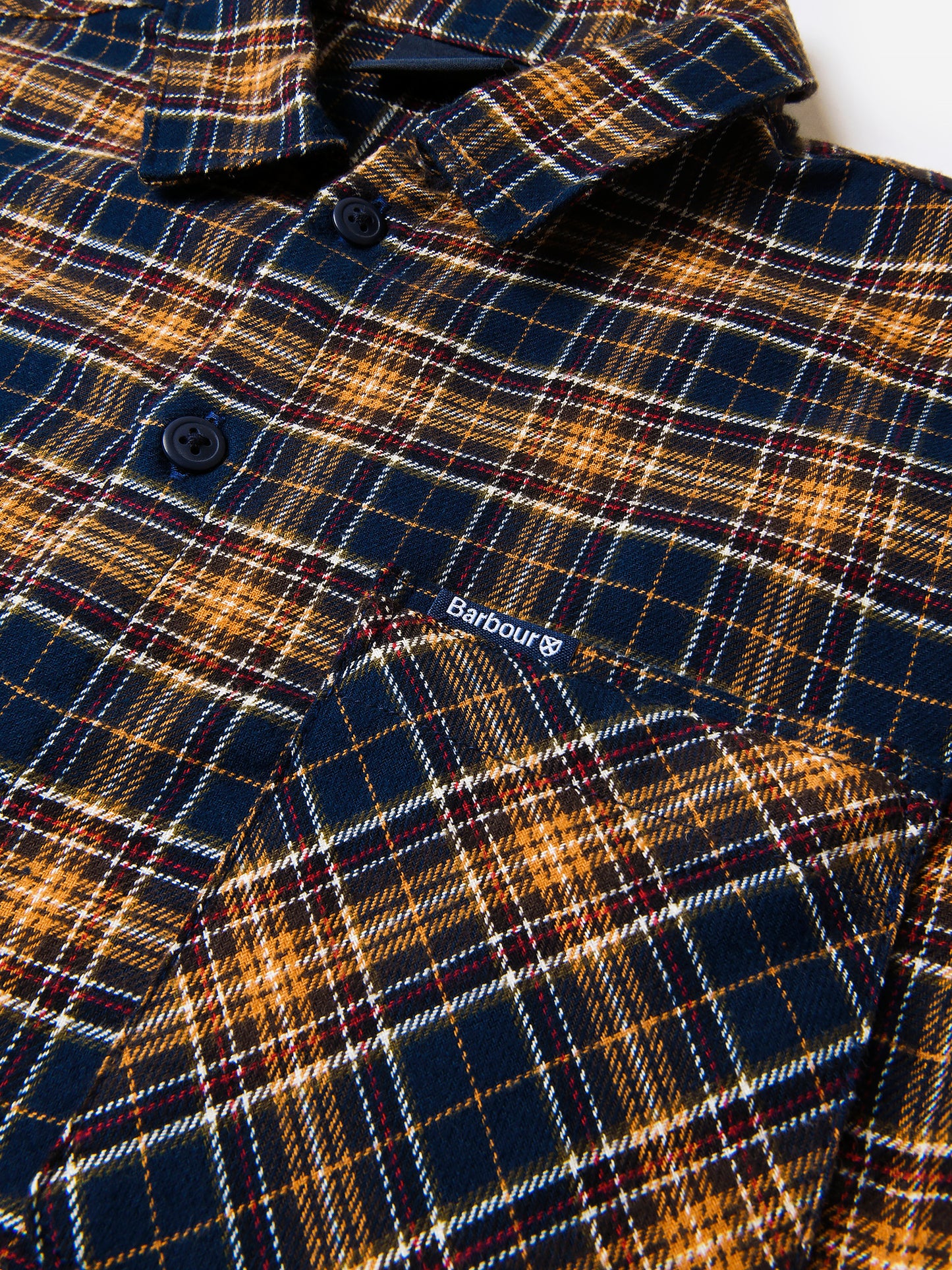Barbour Boys Flannel Alderton Plaid Shirt main image 1