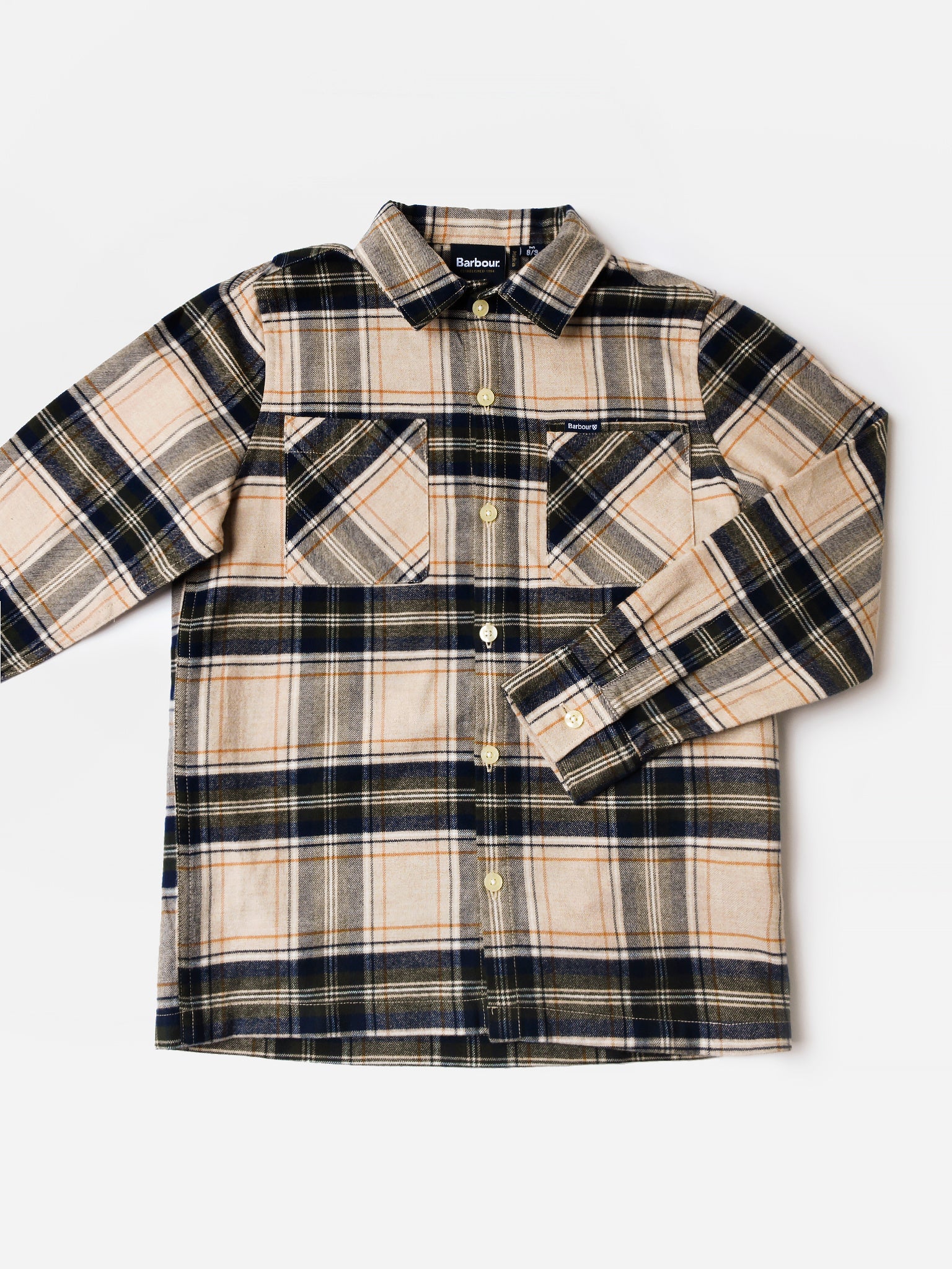 Barbour Boys Flannel Alderton Plaid Shirt main image 1