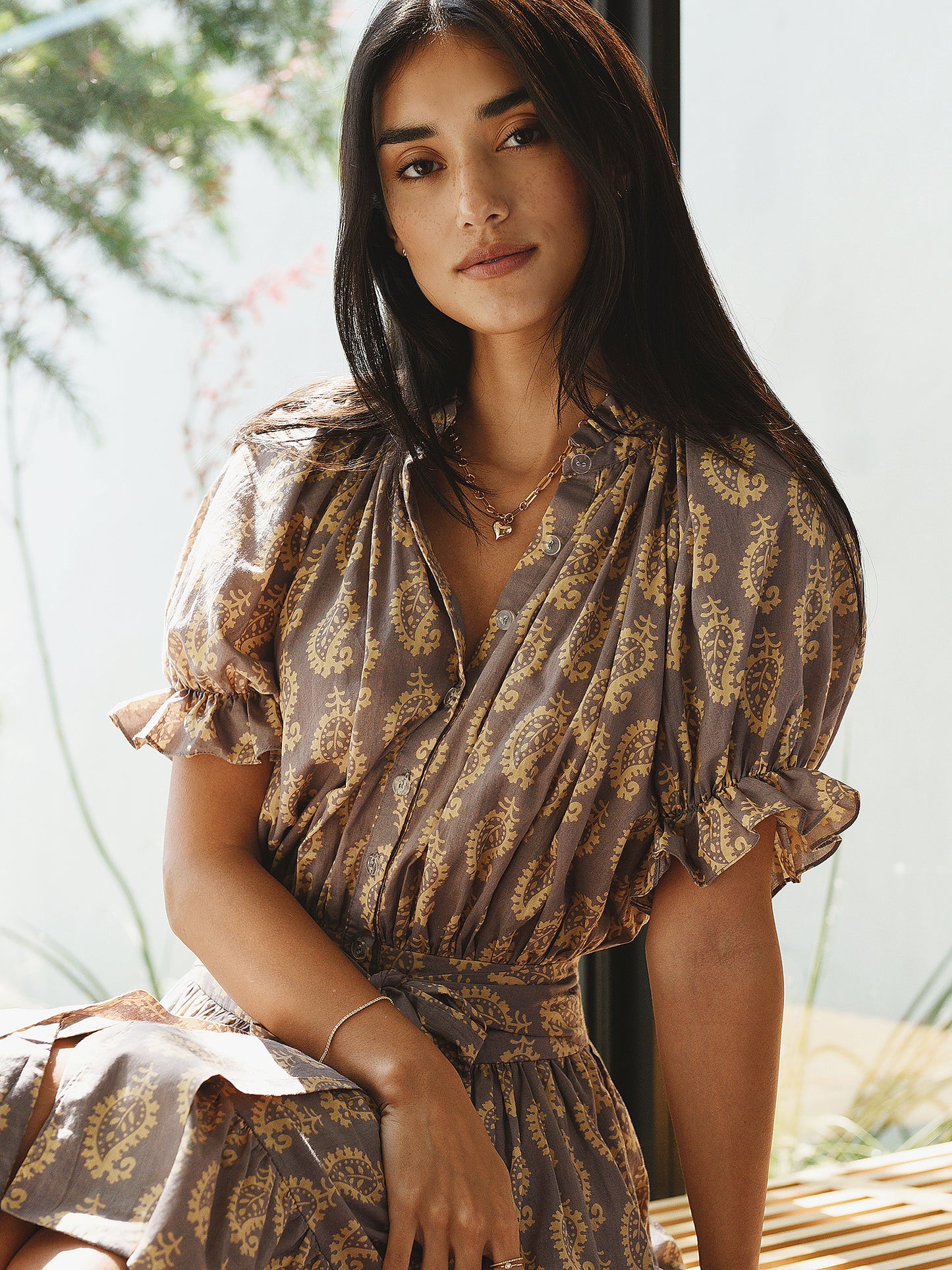 Charina Sarte Women's Spade Mini Dress - Saint Bernard