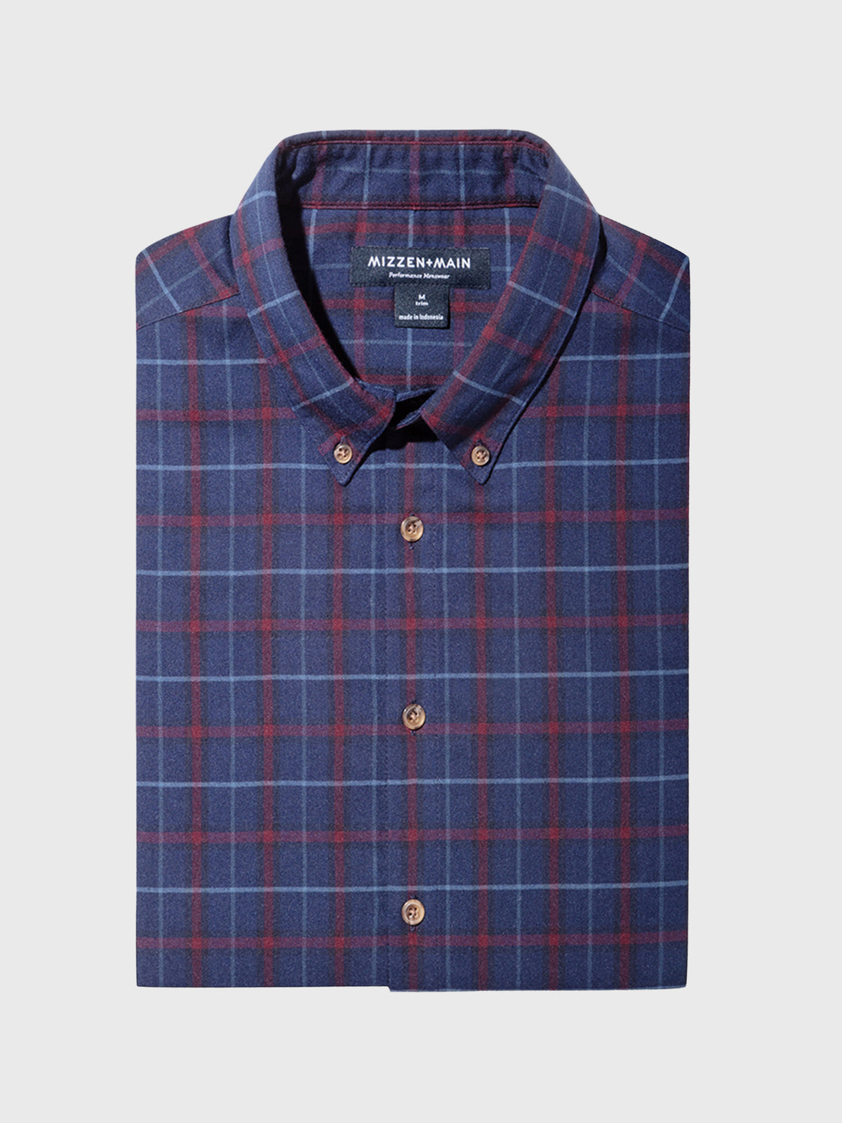 Mizzen+Main Men's City Button-Down Shirt - Saint Bernard