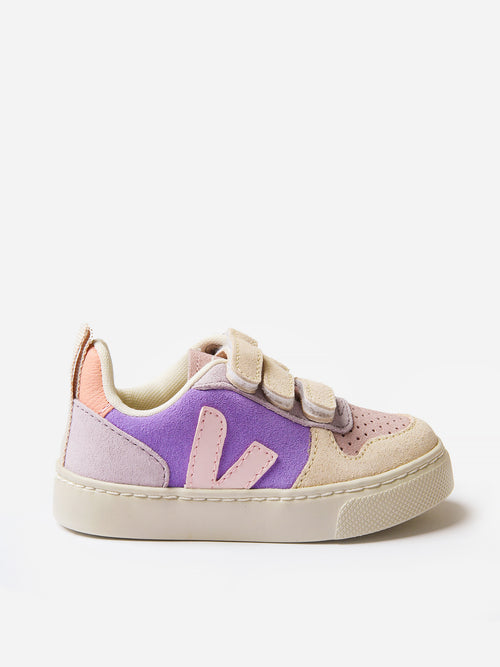 VEJA Kids' Small V-10 Suede Sneaker