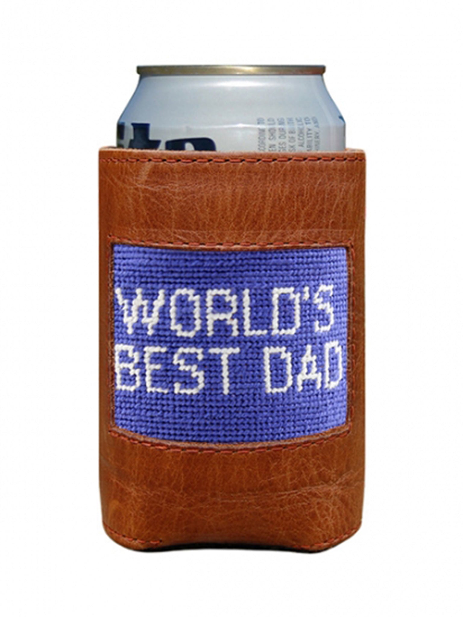 Smathers & Branson World's Best Dad Needlepoint Can Cooler - Saint Bernard