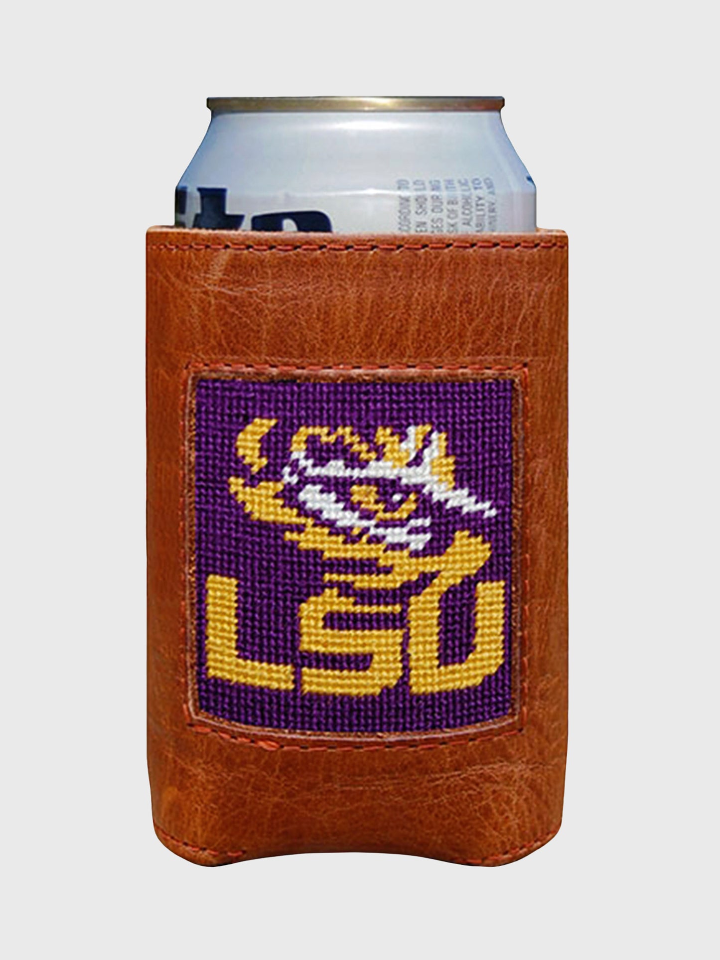 Smathers & Branson LSU Needlepoint Can Cooler - Saint Bernard
