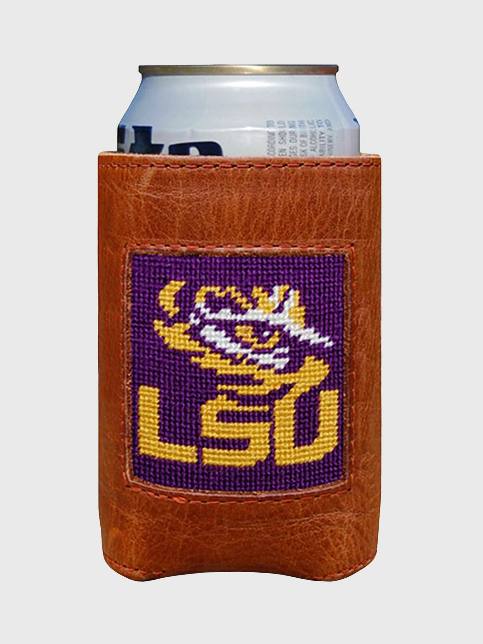 Smathers & Branson LSU Needlepoint Can Cooler - Saint Bernard