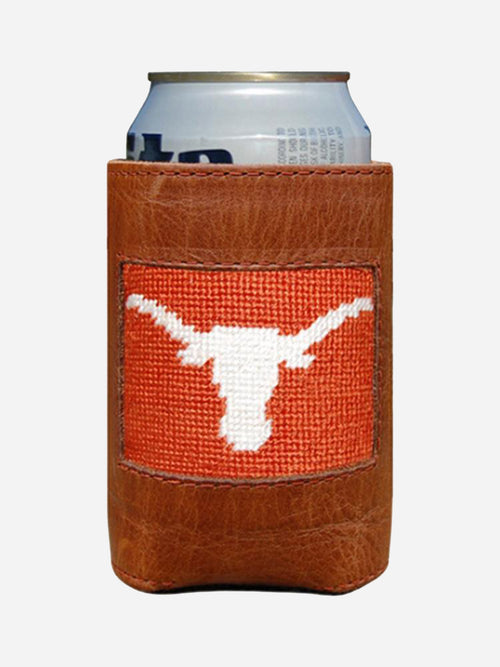 Smathers & Branson University of Texas Needlepoint Can Cooler