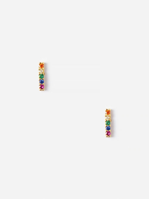 TAI Cubic Zirconia Stick Stud Earrings