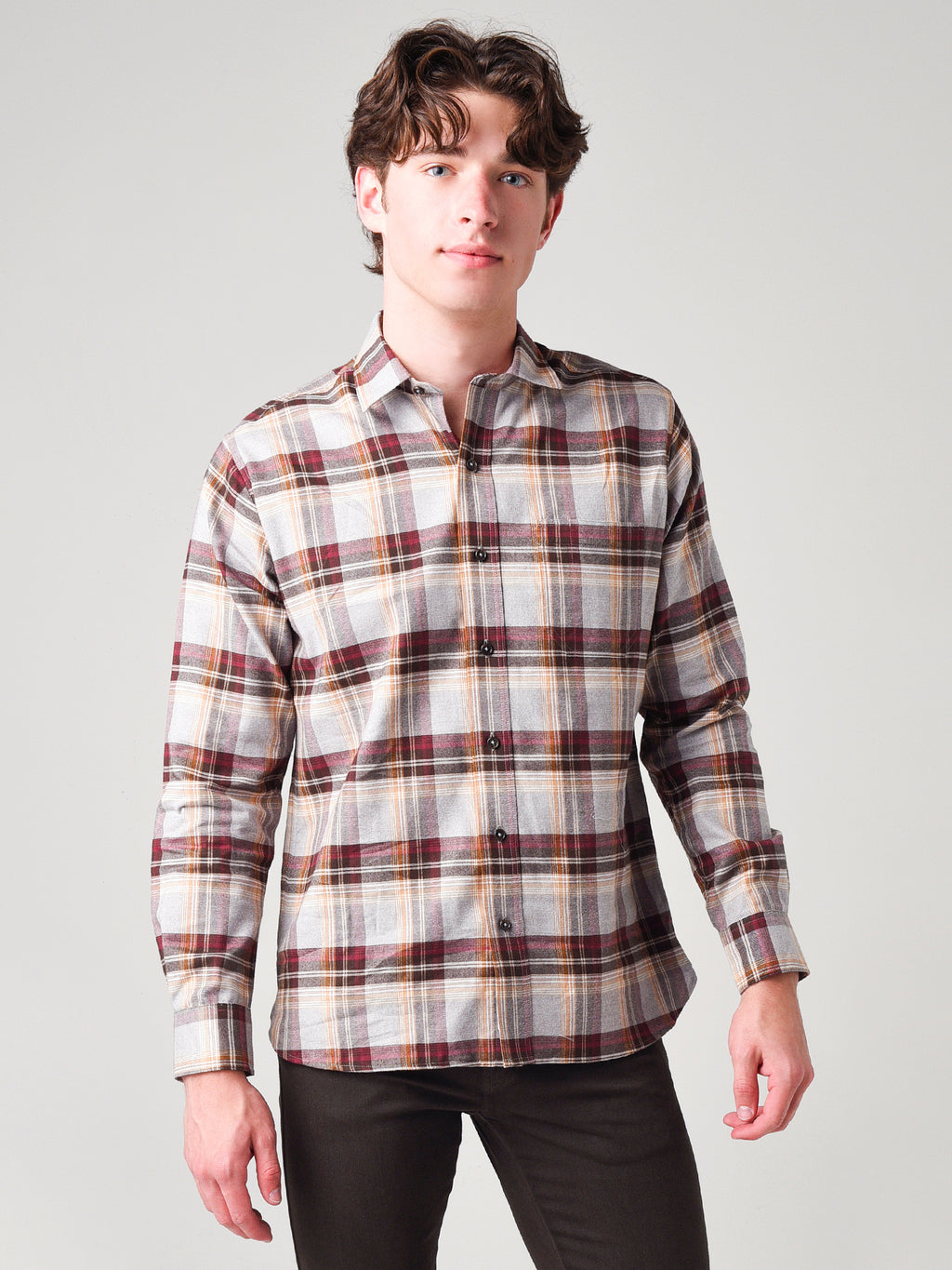 Duck Head Men's Hoffman Plaid Flannel Shirt - Saint Bernard
