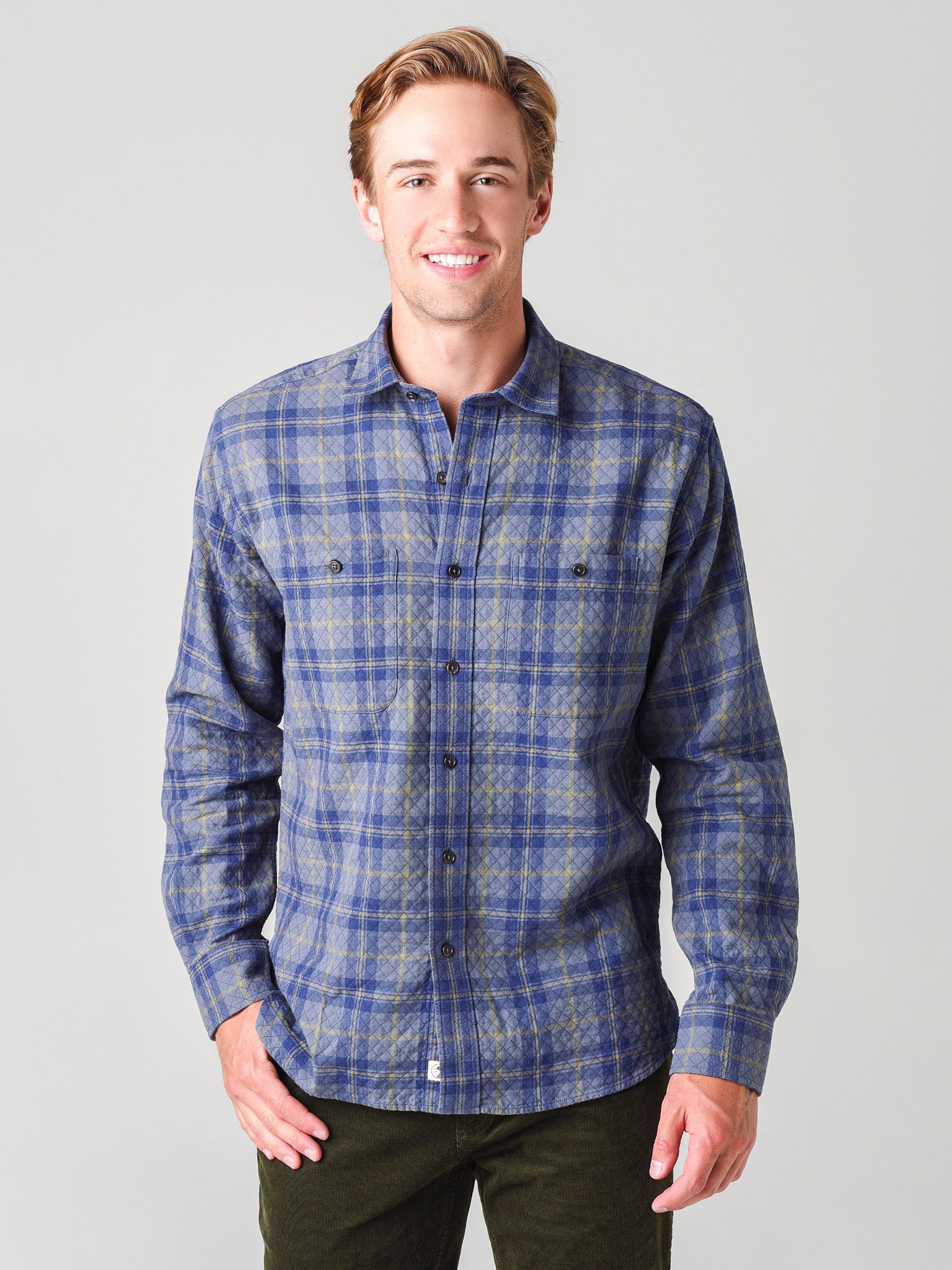 Duck Head Men's Westover Quilt Plaid Shirt - Saint Bernard