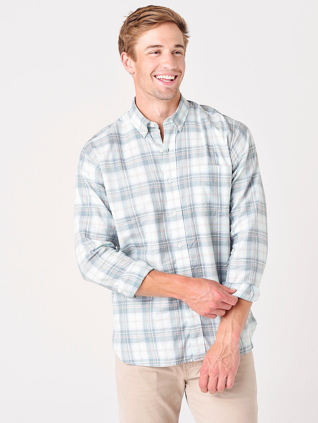 Duck Head Men's Mayfaire Plaid Shirt - Saint Bernard