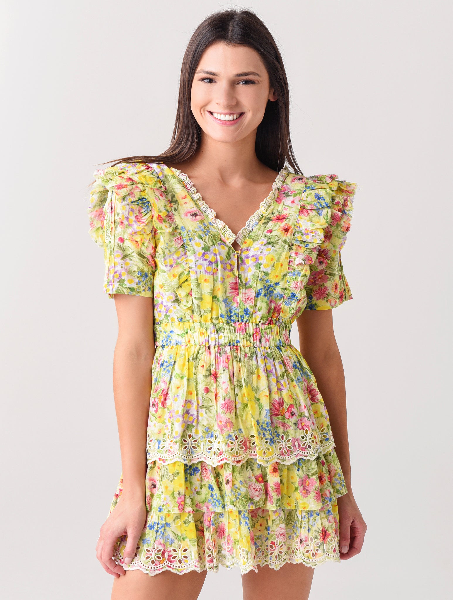 Loveshack Fancy Women's Aldina Dress - Saint Bernard
