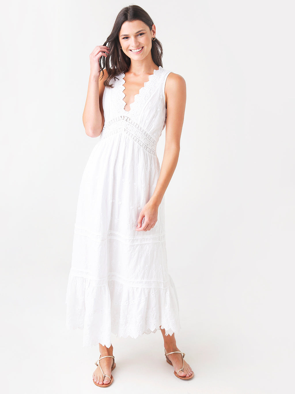 Loveshack Fancy Women's Oakley Maxi Dress - Saint Bernard