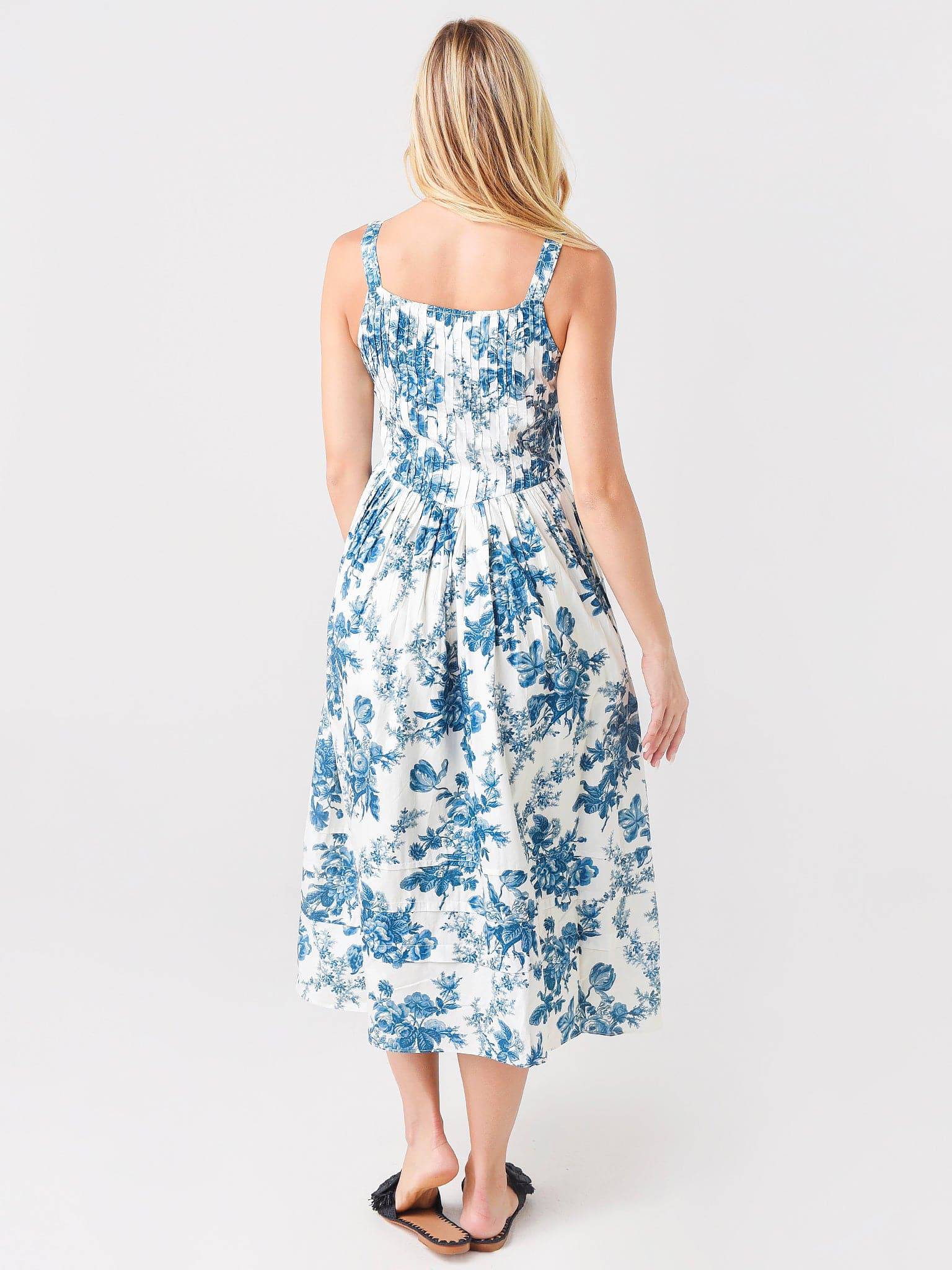 Loveshack Fancy Majory Midi Dress