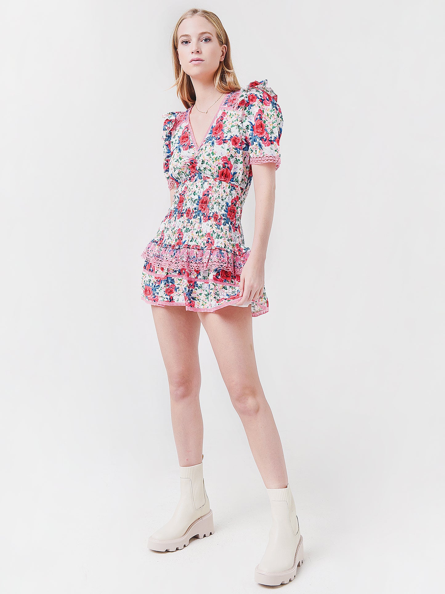 LoveShackFancy Women's Rena Dress - Saint Bernard