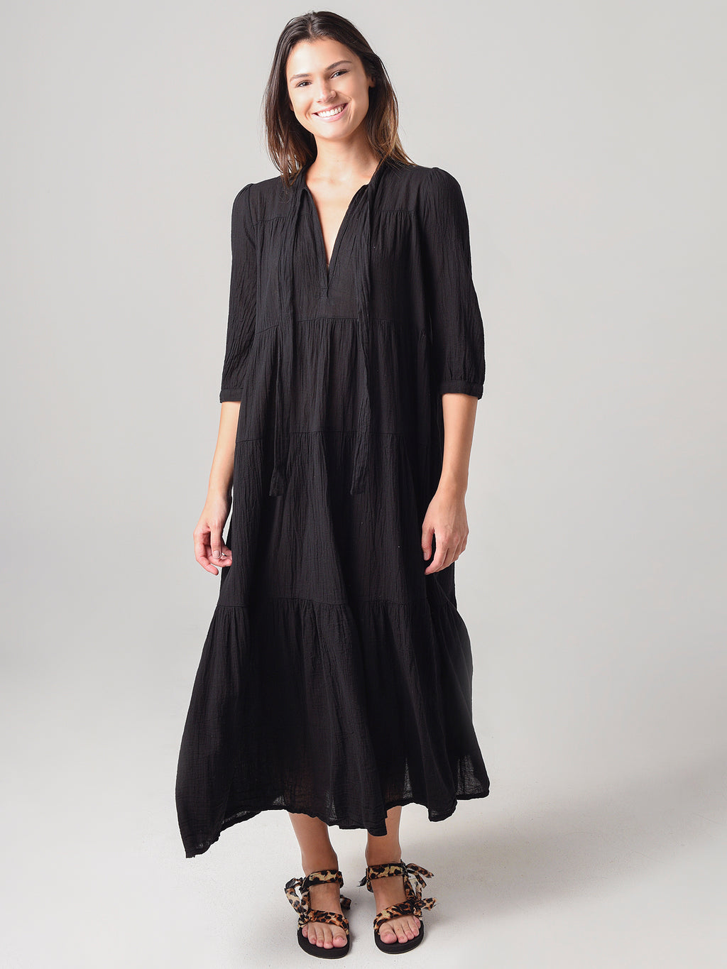 Honorine Women's Long Giselle Dress - Saint Bernard