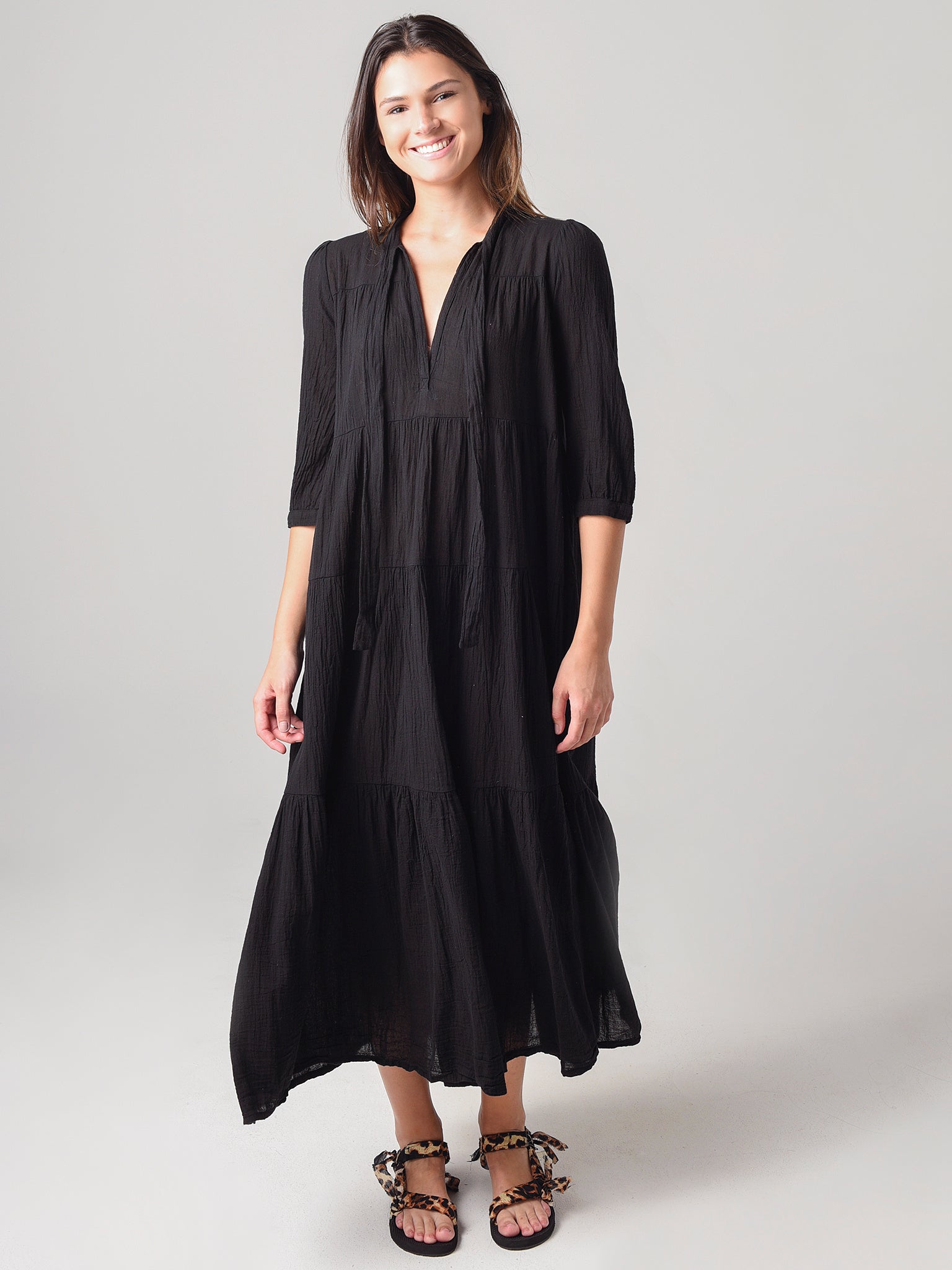 Honorine Women's Long Giselle Dress - Saint Bernard