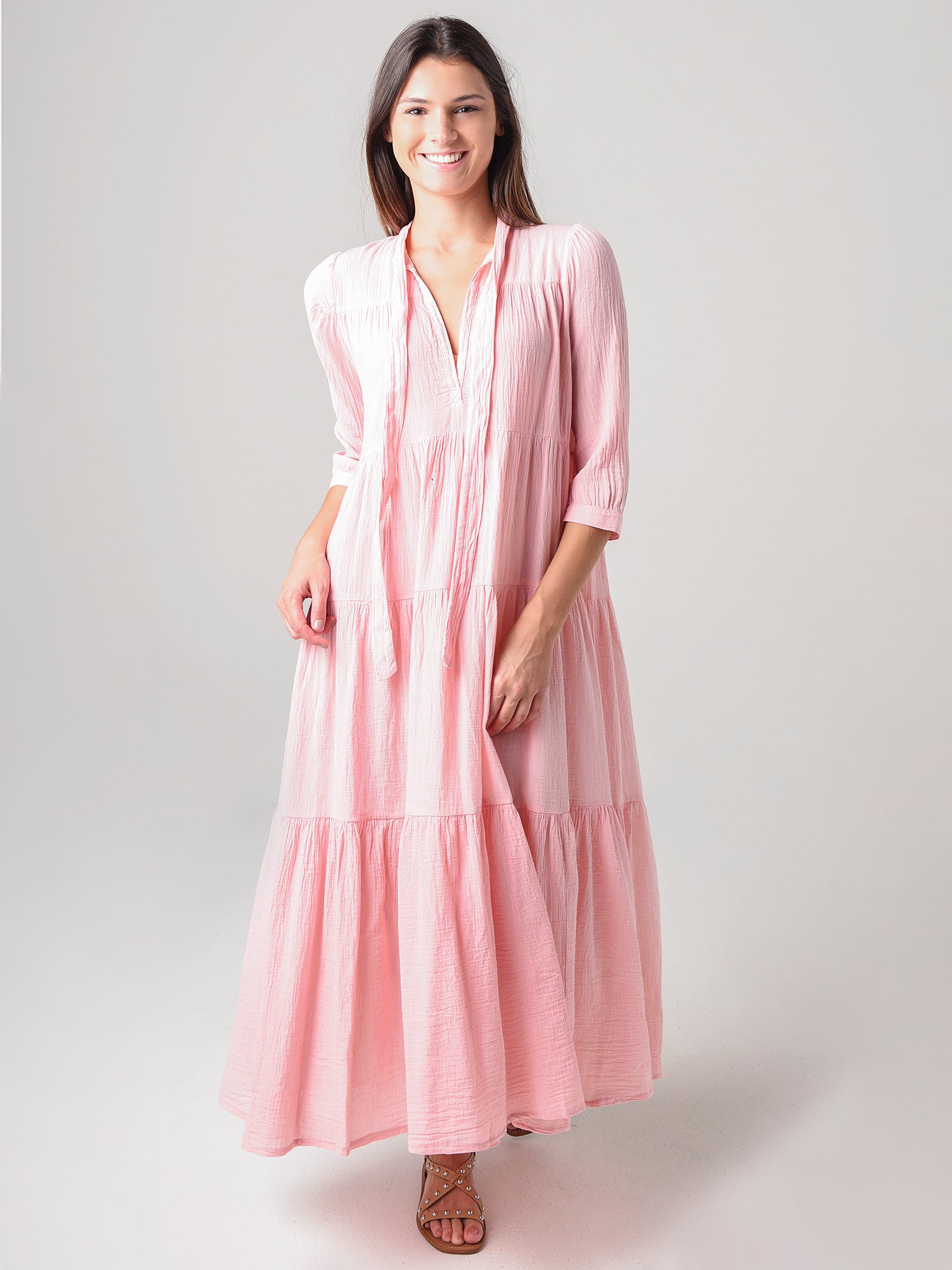 Honorine Women's Long Giselle Dress - Saint Bernard