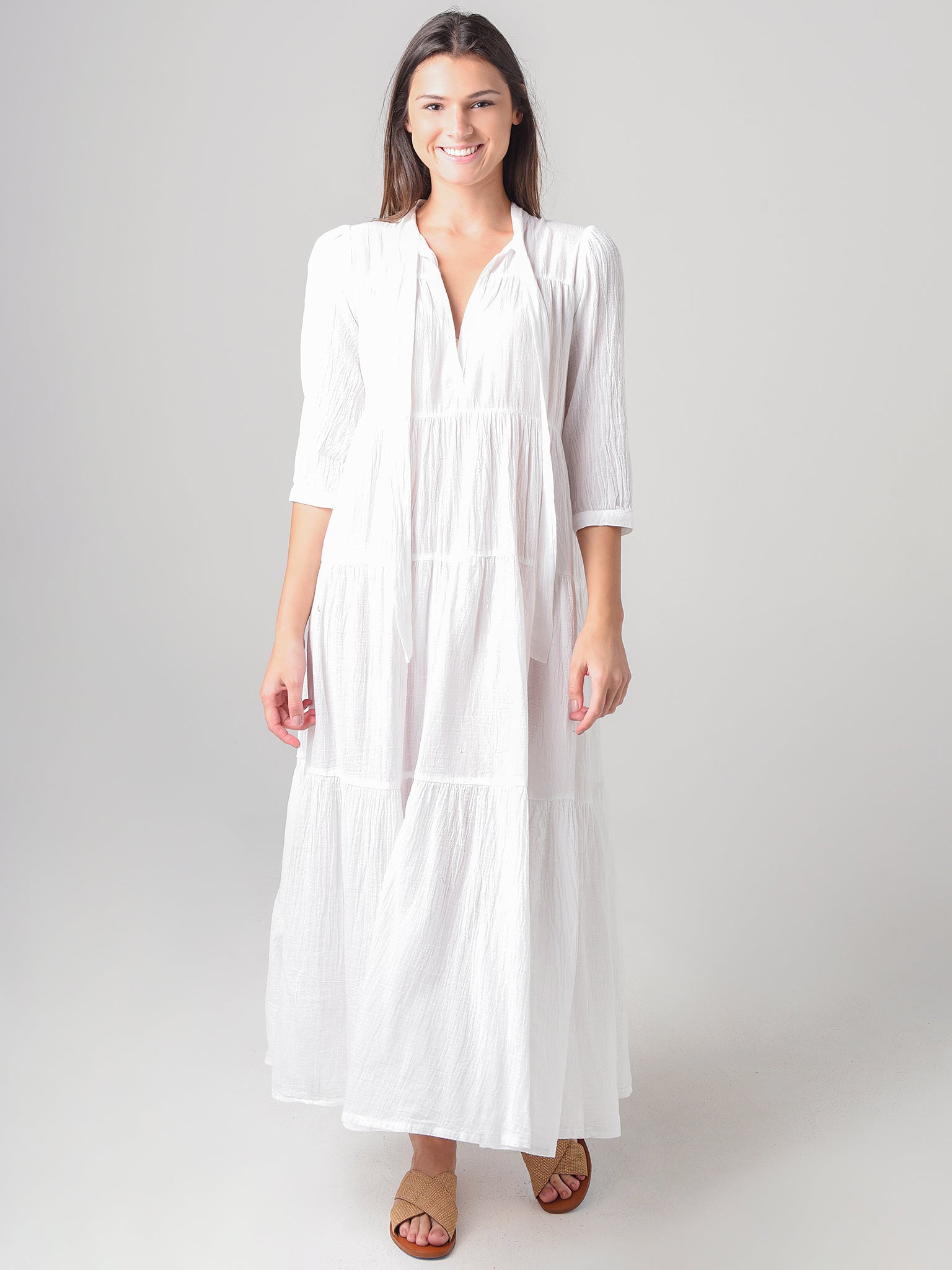 Honorine Women's Long Giselle Dress - Saint Bernard