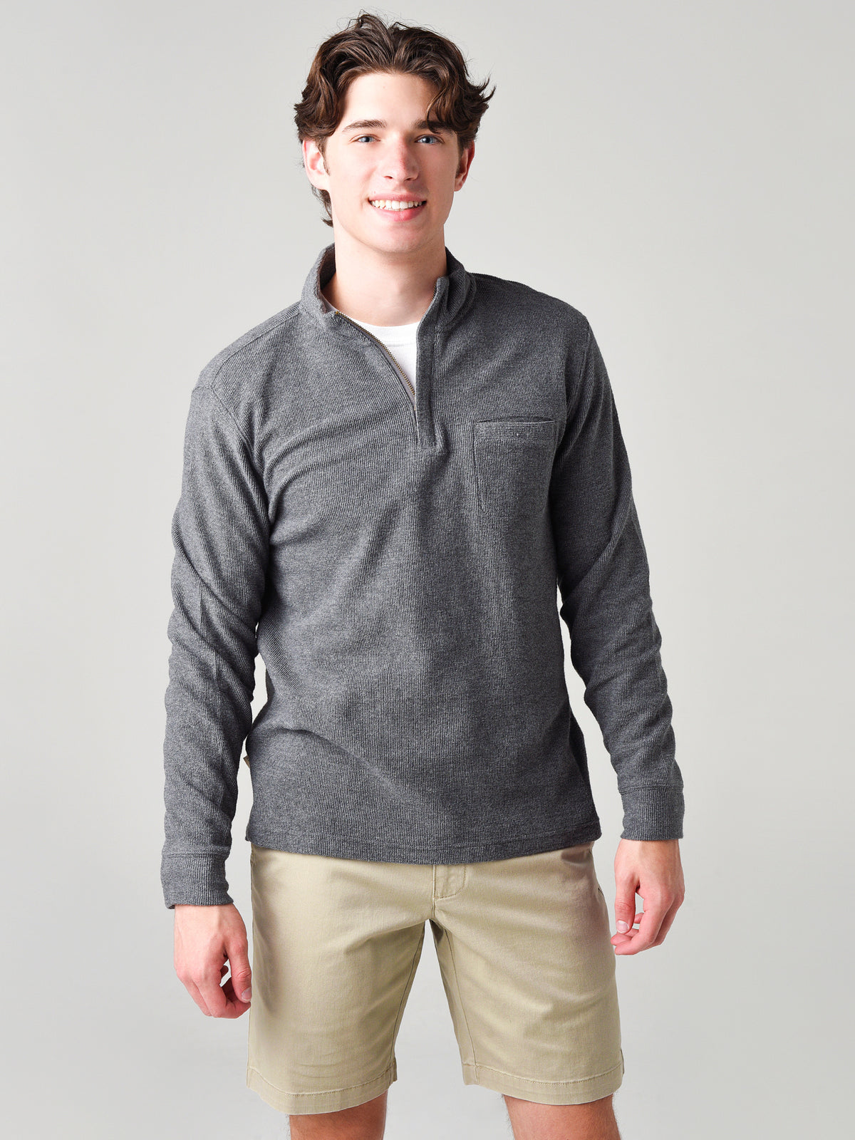 Duck Head Men's Covey Quarter-Zip Pullover - Saint Bernard