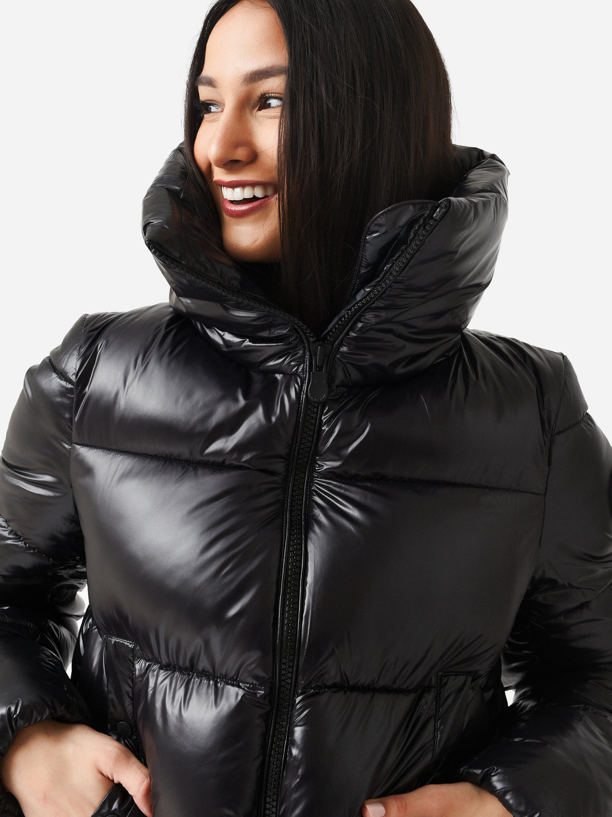 Save the Duck Puffer Down Jacket Save The Duck Down jacket in Black Nylon | H-Brands main image 4